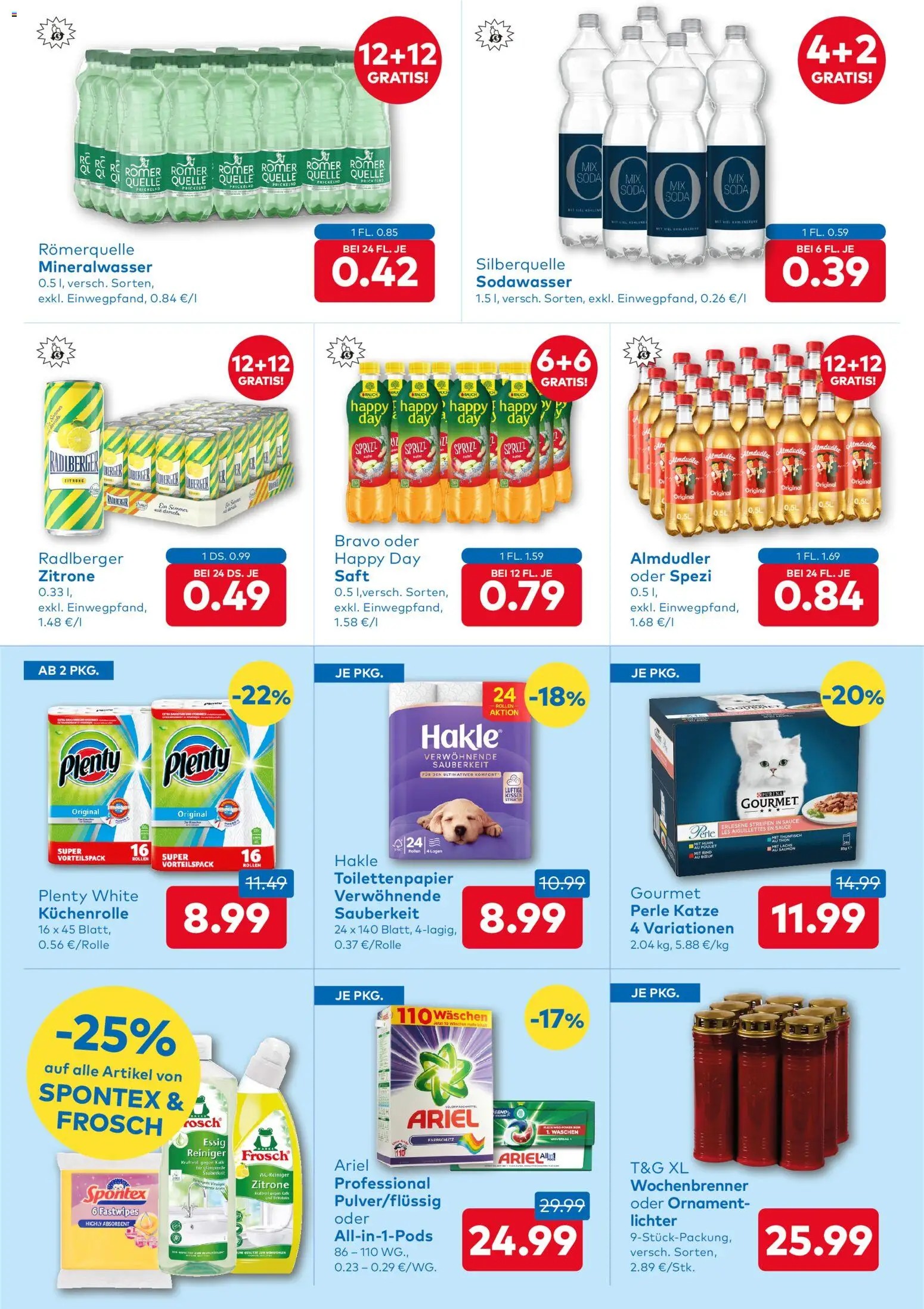 T&G Salzburg gültig ab 13.08.2026 | Seite: 6 | Produkte: Zitrone, Mineralwasser, Kissen, Saft
