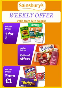 Preview of Sainsbury's - Offers valid from 18/08/2026