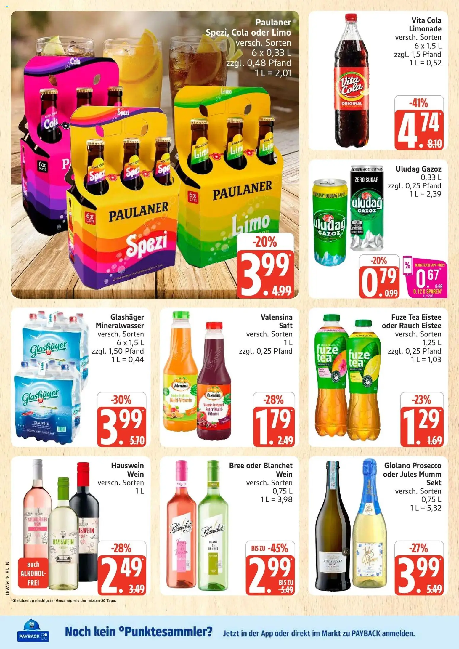 Marktkauf Prospekt Neuenkirchen (ab 05.10.2026) » Angebote online | Seite: 16 | Produkte: Sekt, Valensina, Saft, Wein