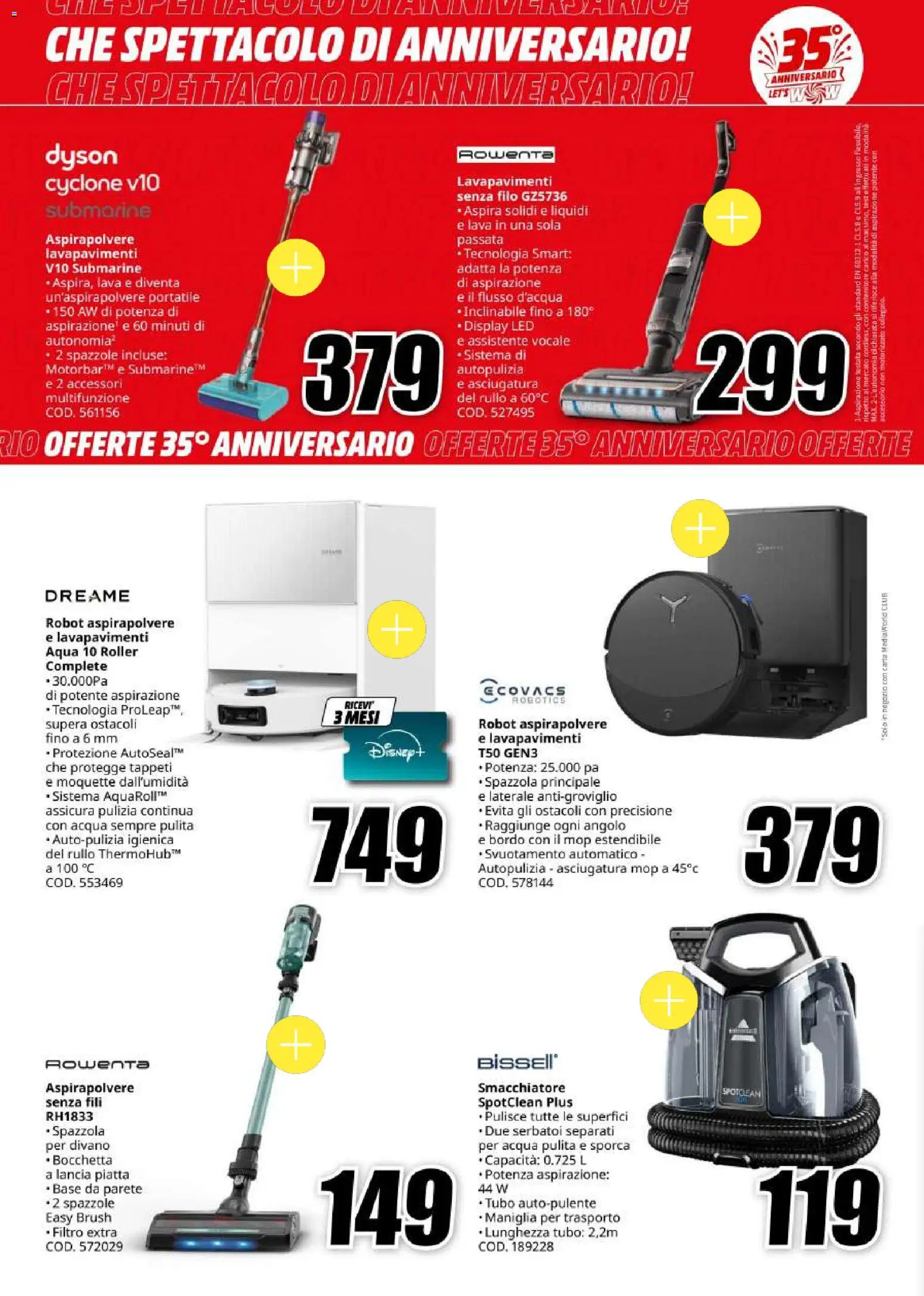 Volantino Media World del 14/09/2026 | Pagina: 35