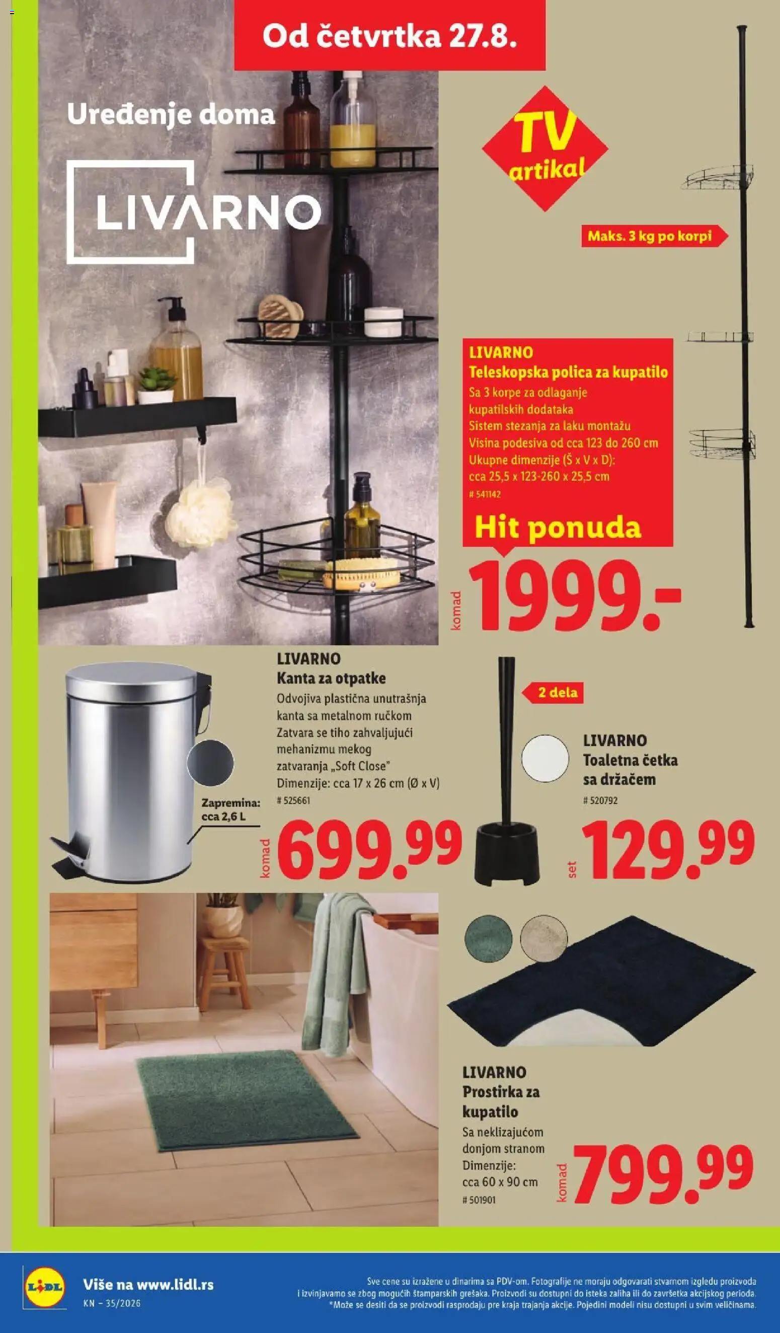 Lidl katalog - važi od 27.08.2026 | Strana: 78