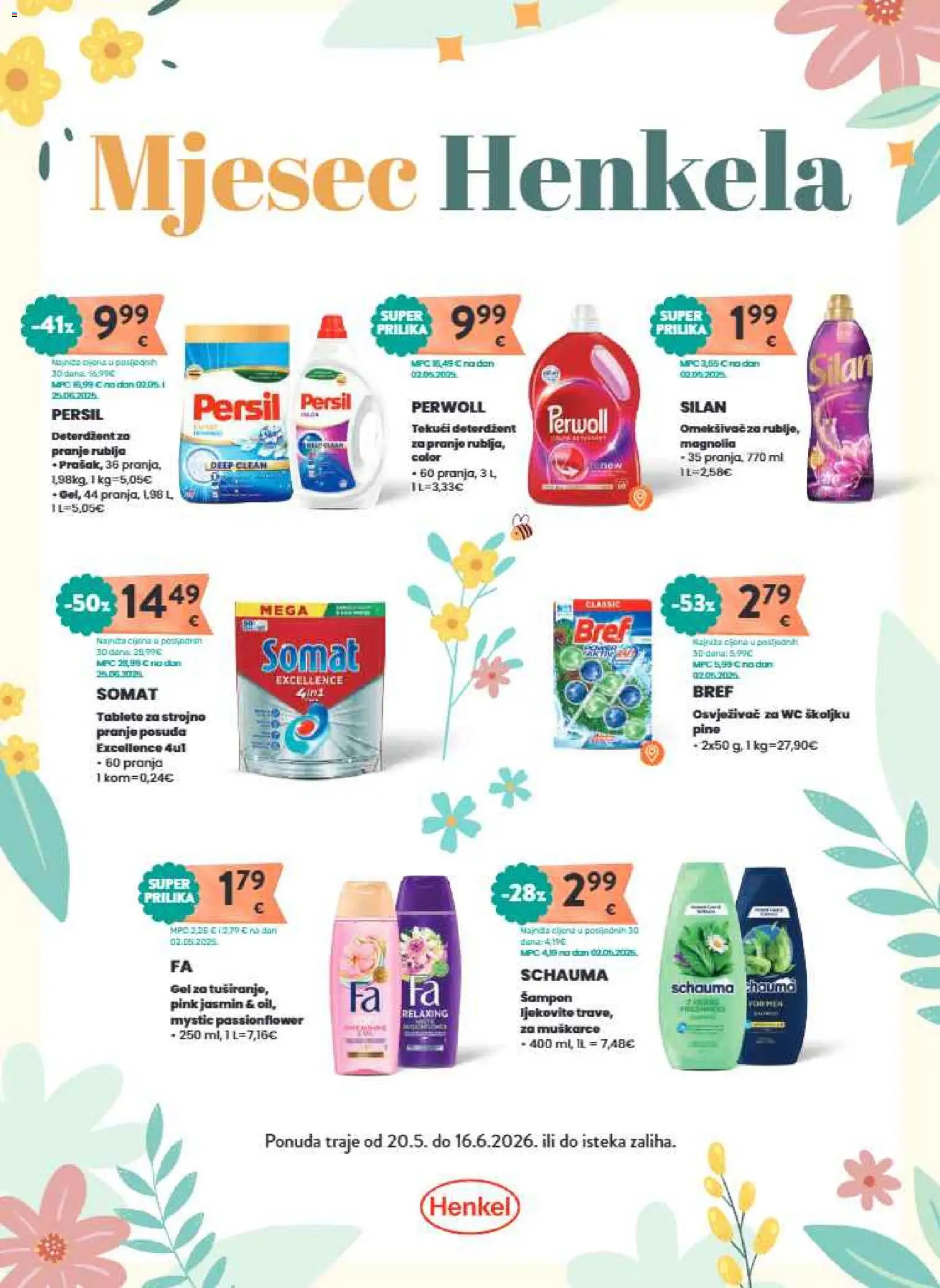 Studenac katalog | vrijedi od 10.06.2026 | Stranica: 37 | Proizvodi: Šampon, Omekšivač, Deterdžent, Tekući deterdžent