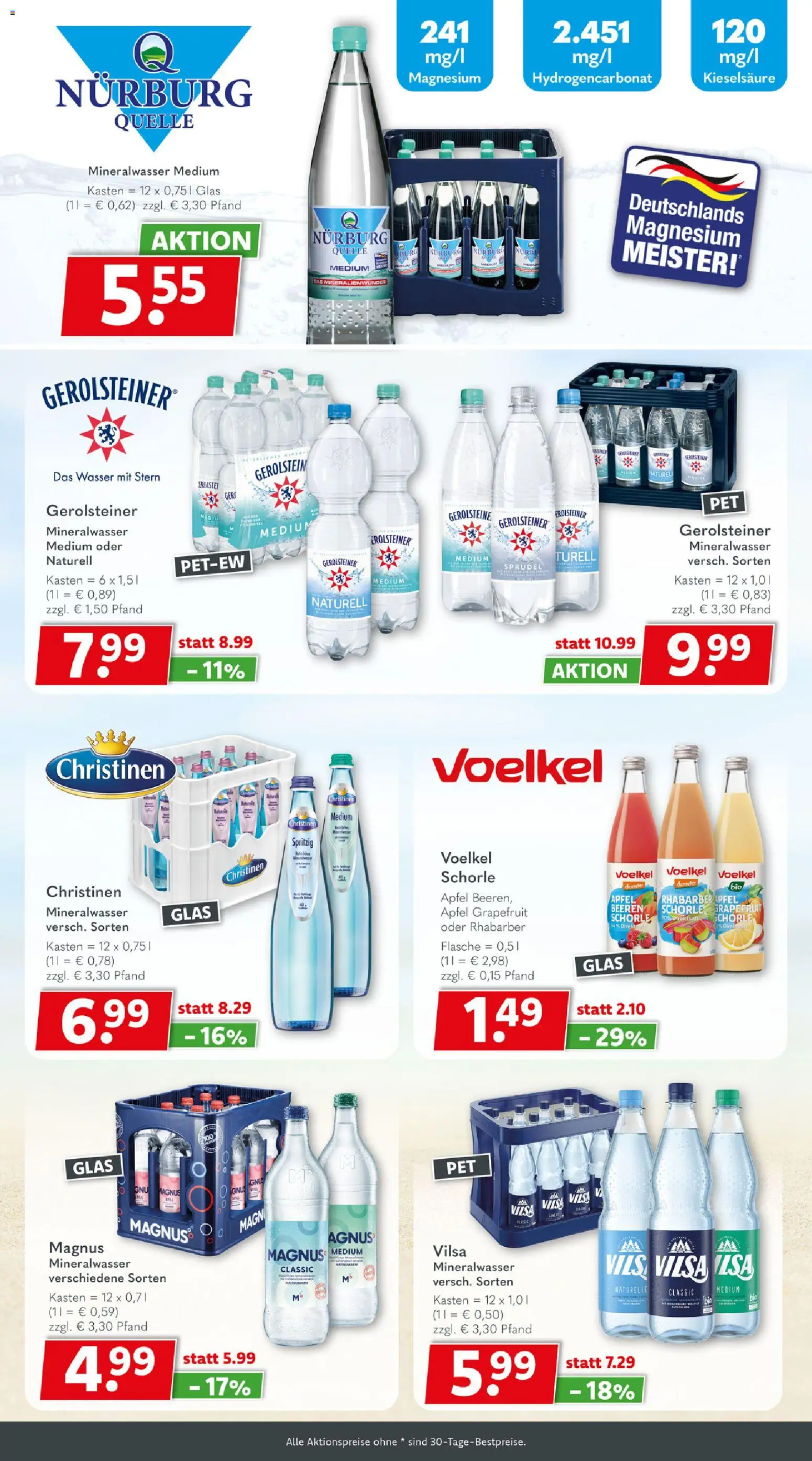 Getränkeland Prospekt Berlin - Brandenburg – gültig ab 14.09.2026 | Seite: 5 | Produkte: Mineralwasser, Grapefruit, Wasser, Rhabarber