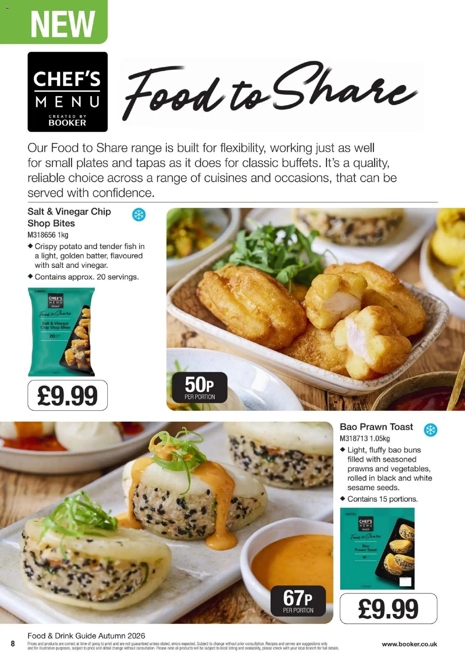 {H1} | Page: 8 | Products: Tapas, Sesame seeds, Prawns, Sesame