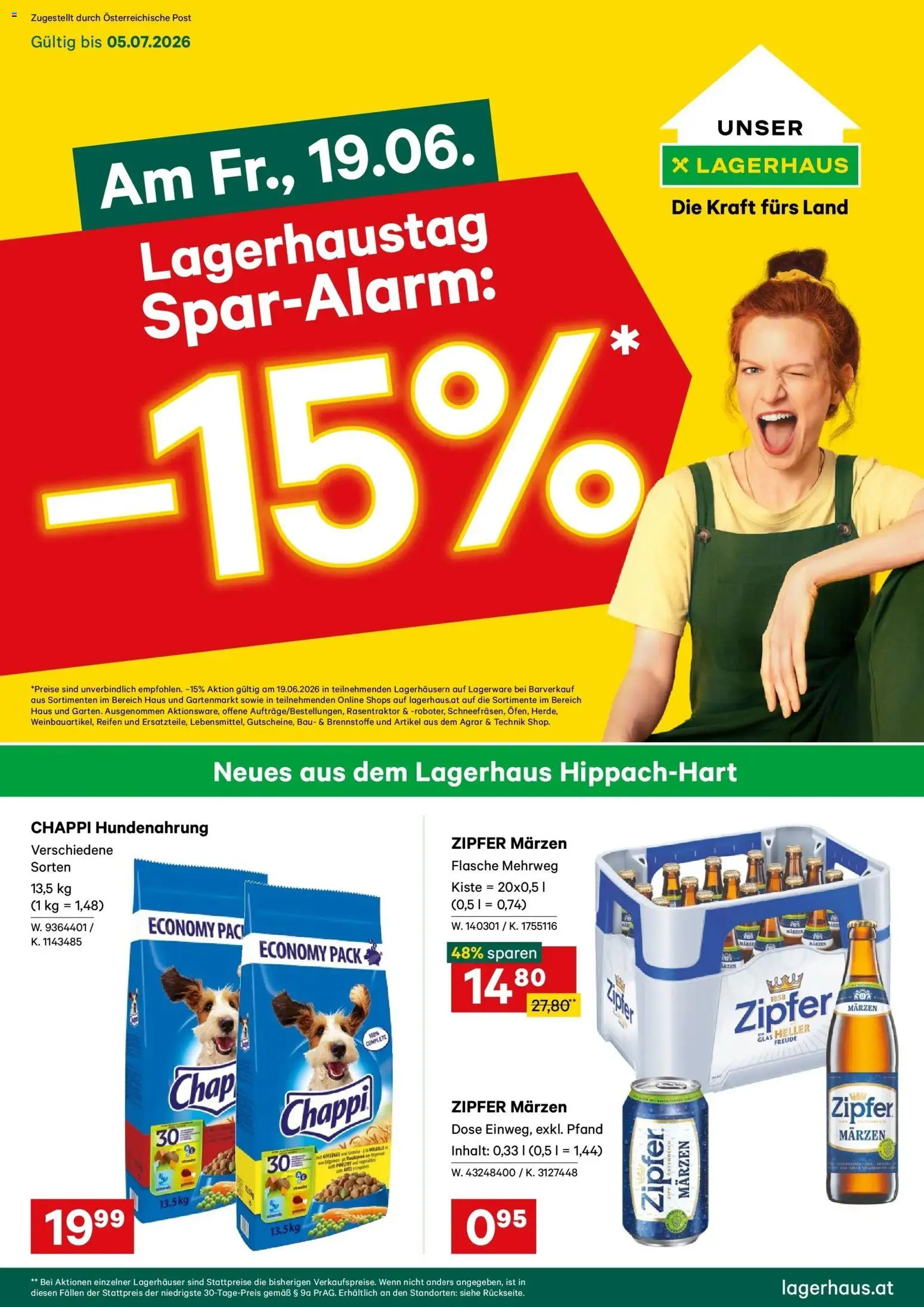 Lagerhaus Wochen Angebote gültig ab 20.06.2026 | Seite: 1