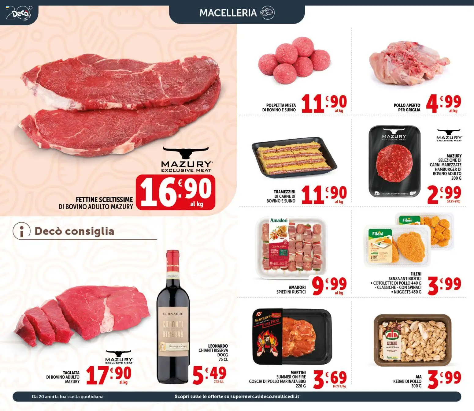 Volantino Decò del 20.05.2026 | Pagina: 4 | Prodotti: Pollo, Nuggets, Griglia, Rustici