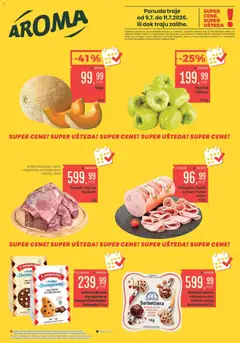 Aroma Market katalog Vikend ponuda - pregled Aroma Market kataloga - važi od 09.07.2026