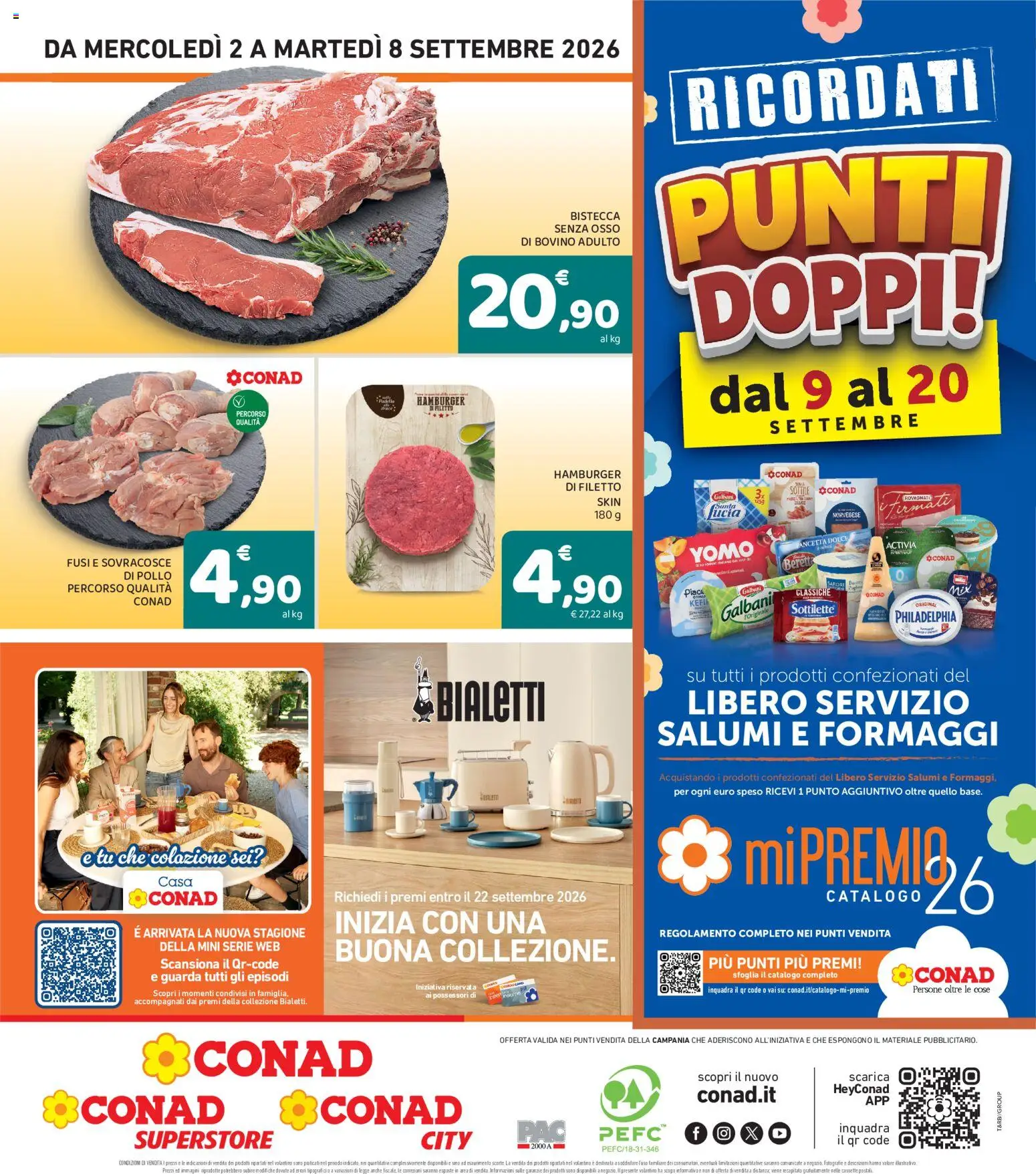 Volantino Conad del 02/09/2026 | Pagina: 8 | Prodotti: Bovino, Manzo, Pancetta, Filetto