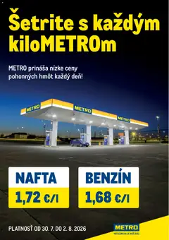 Metro leták platný od 30.07.2026