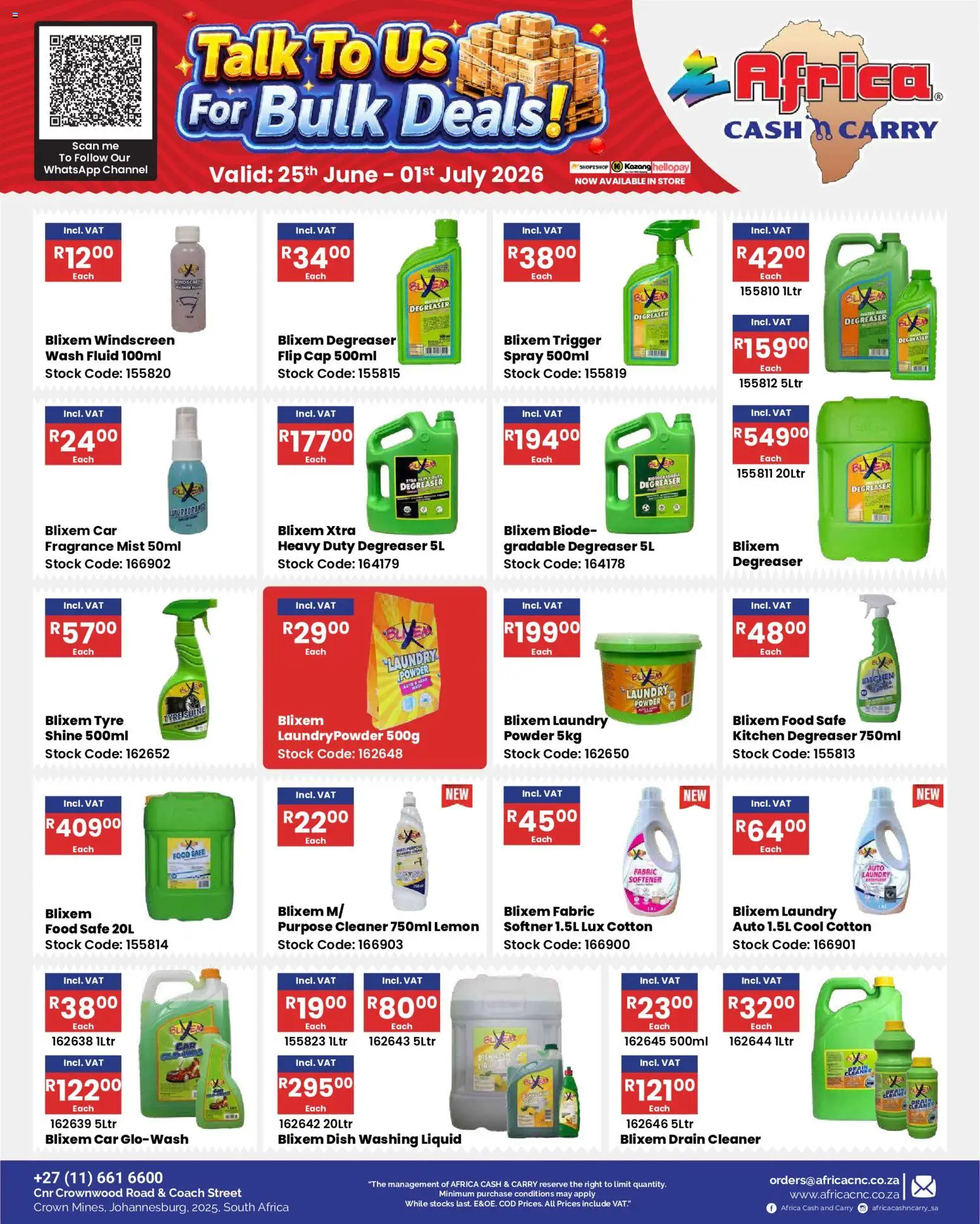 New Africa Cash & Carry catalogue – valid from 25/06/2026 | Page: 54