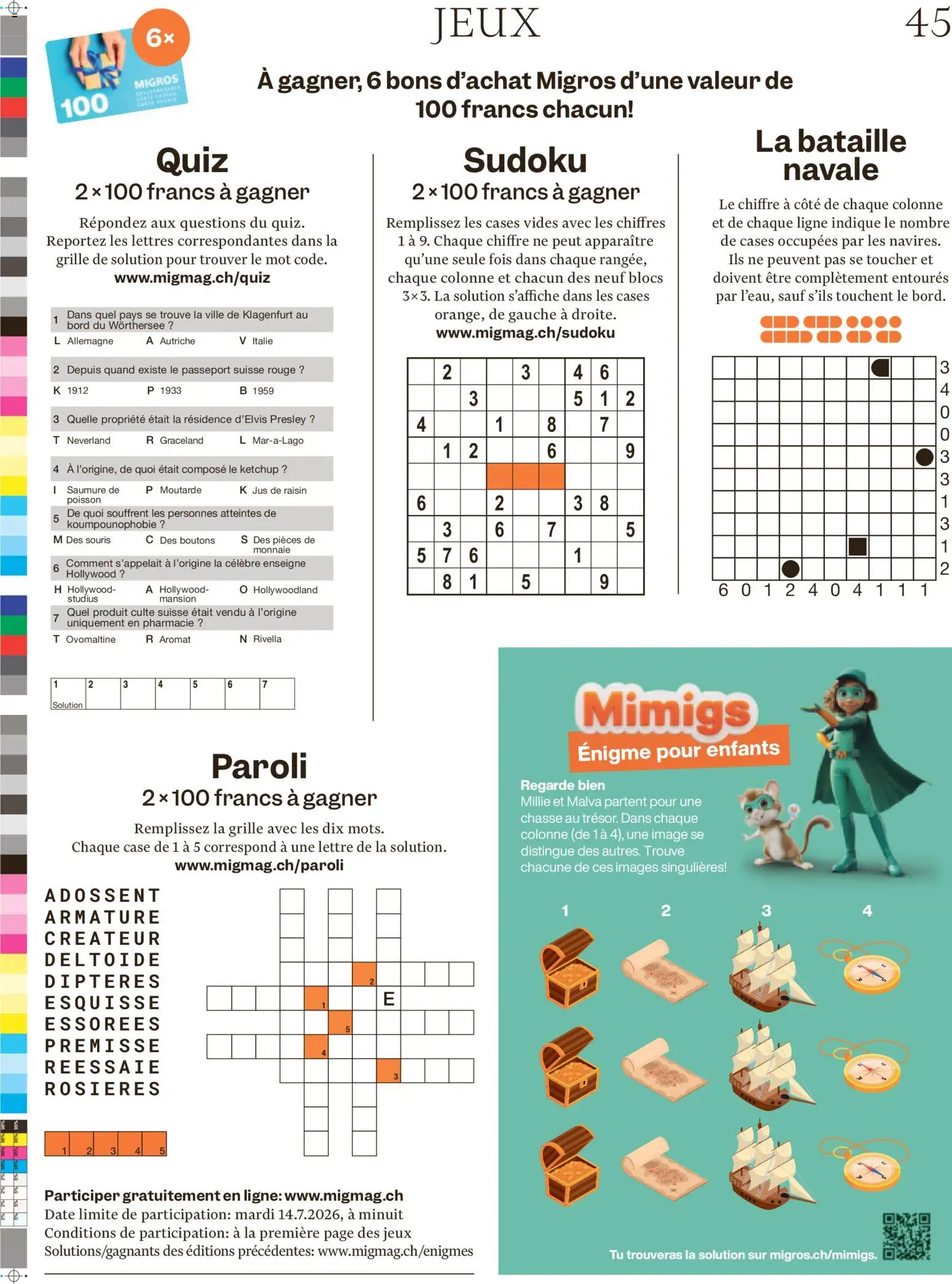 Migros aktionen Magazine FR – gültig ab 08.07.2026 | Seite: 45
