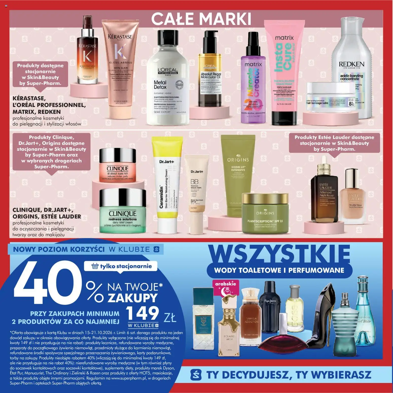 Super-pharm gazetka od 15.10.2026 | Strona: 8 | Produkty: Karta, Kosmetyki