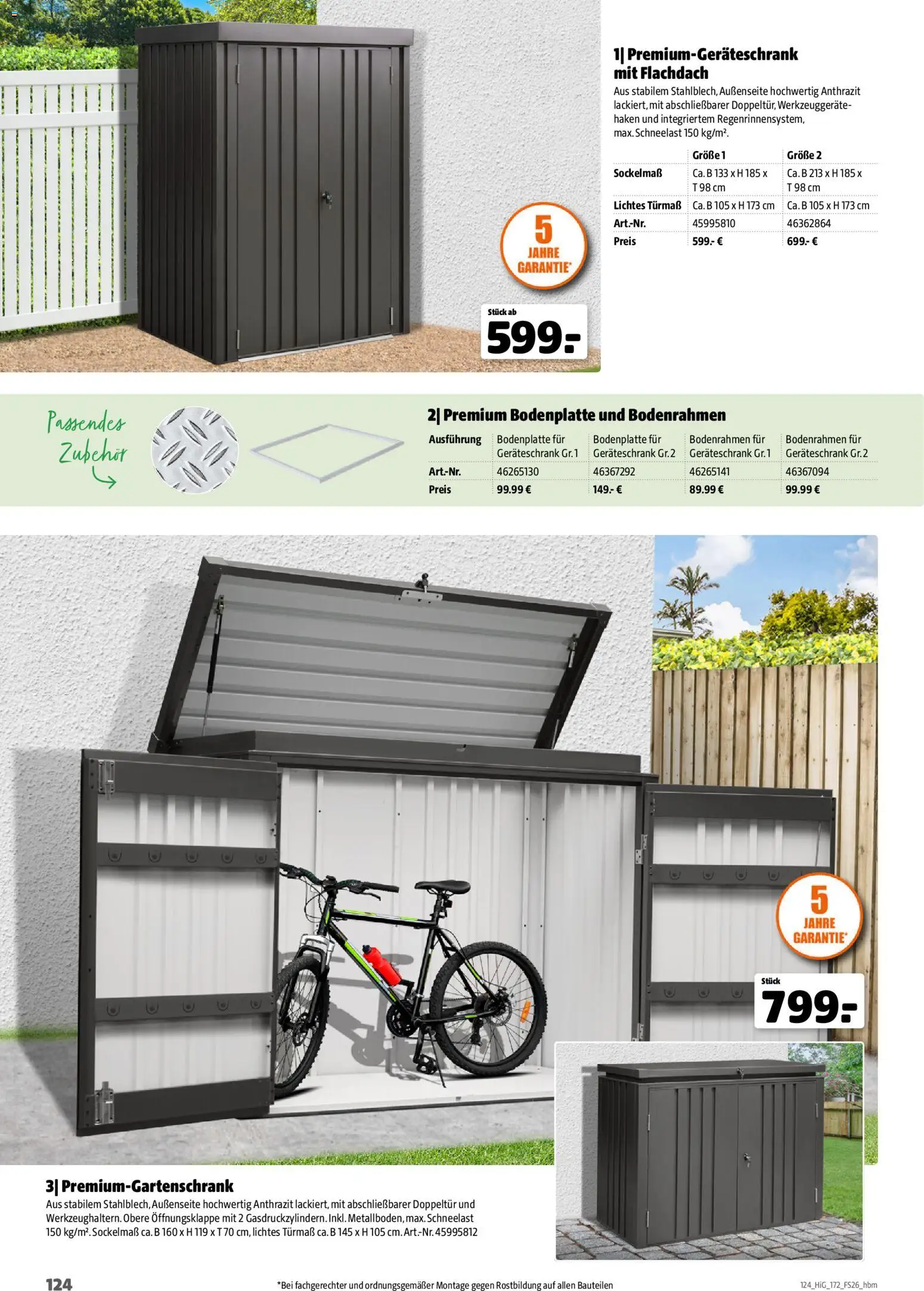 Hagebau Gartengestaltungsortiment – gültig ab 02.03.2026 | Seite: 124