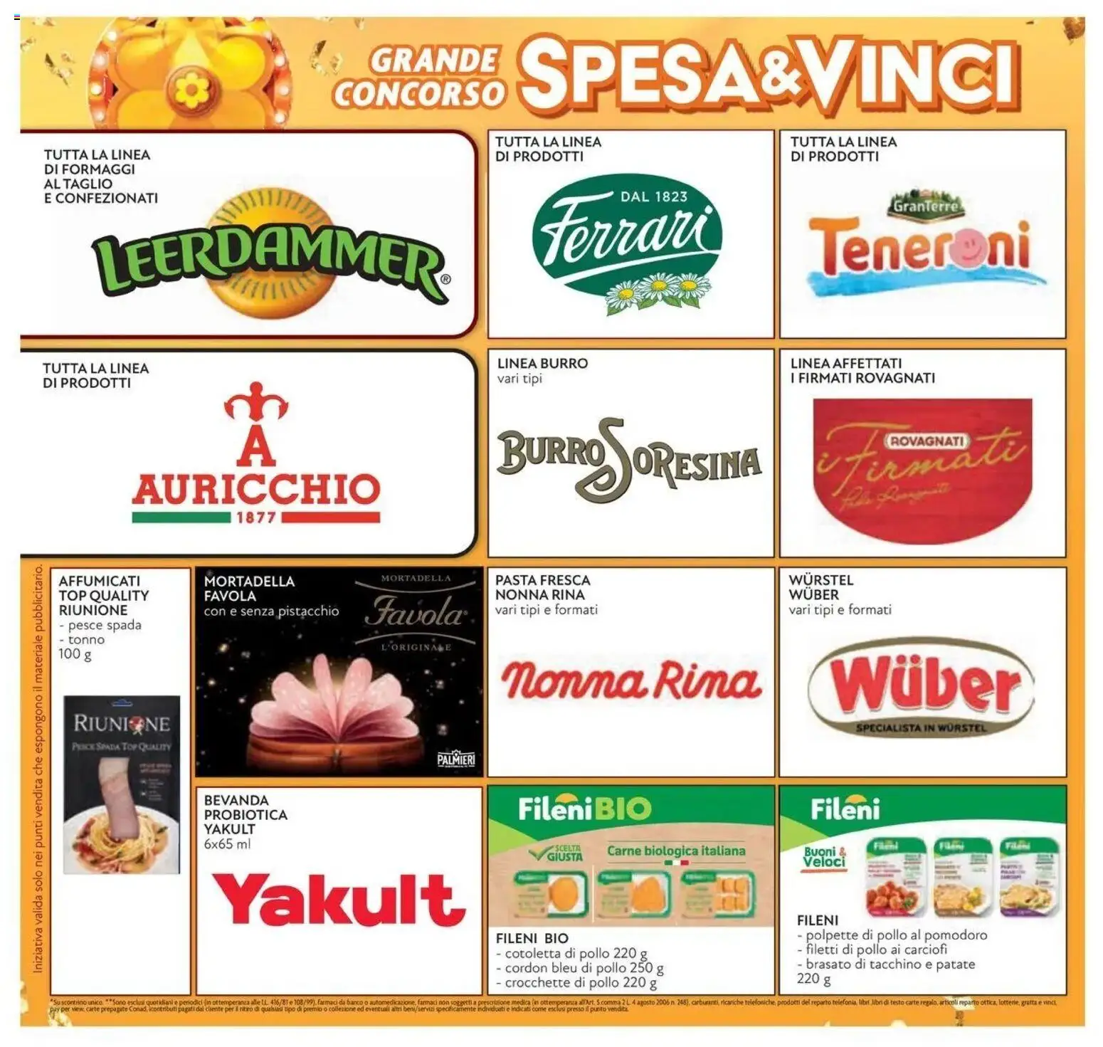 Volantino Conad del 07/10/2026 | Pagina: 6 | Prodotti: Patate, Burro, Pasta, Wurstel