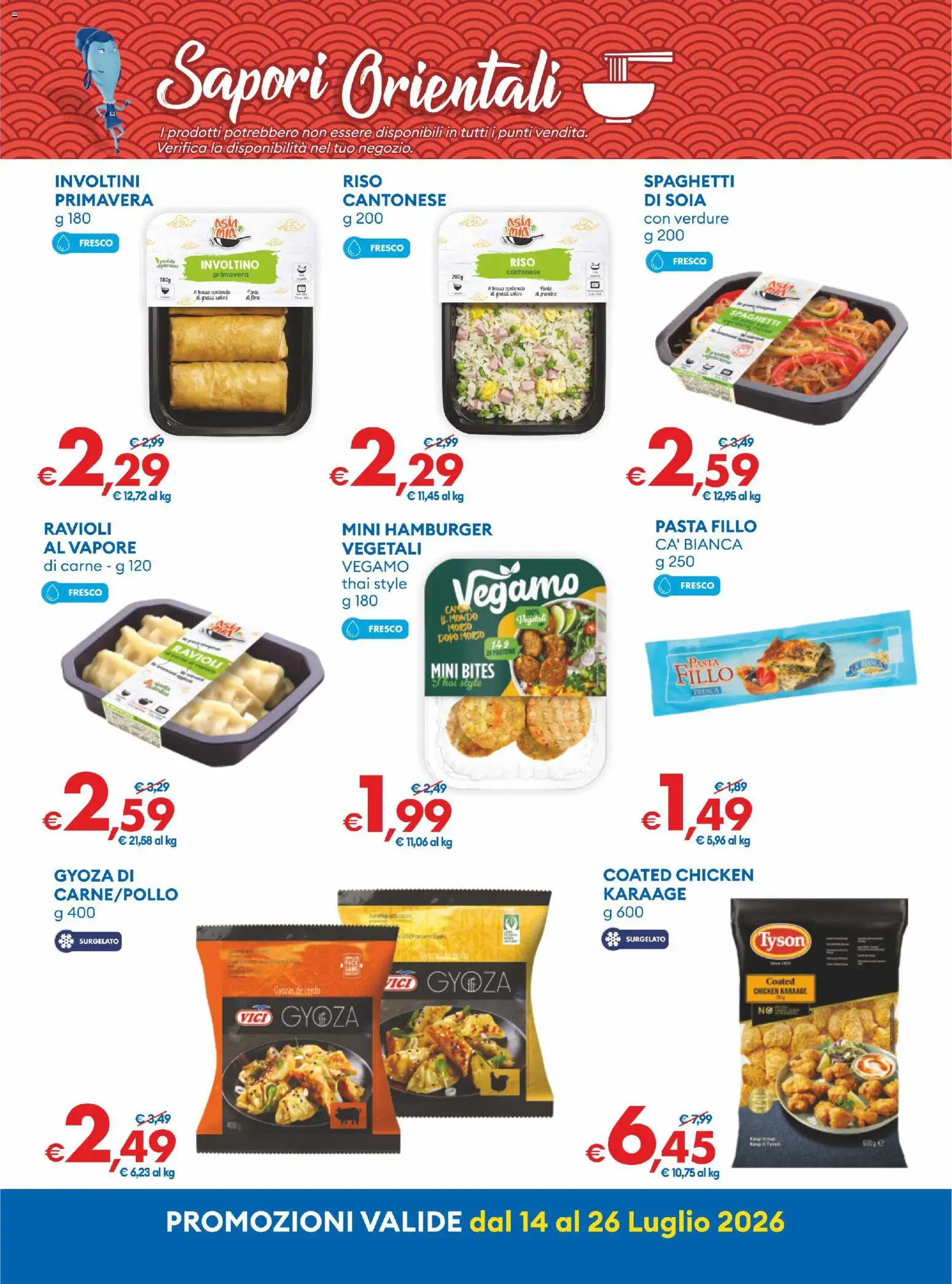 Volantino MD Discount del 14/07/2026 | Pagina: 4 | Prodotti: Riso, Verdure, Pasta, Ravioli