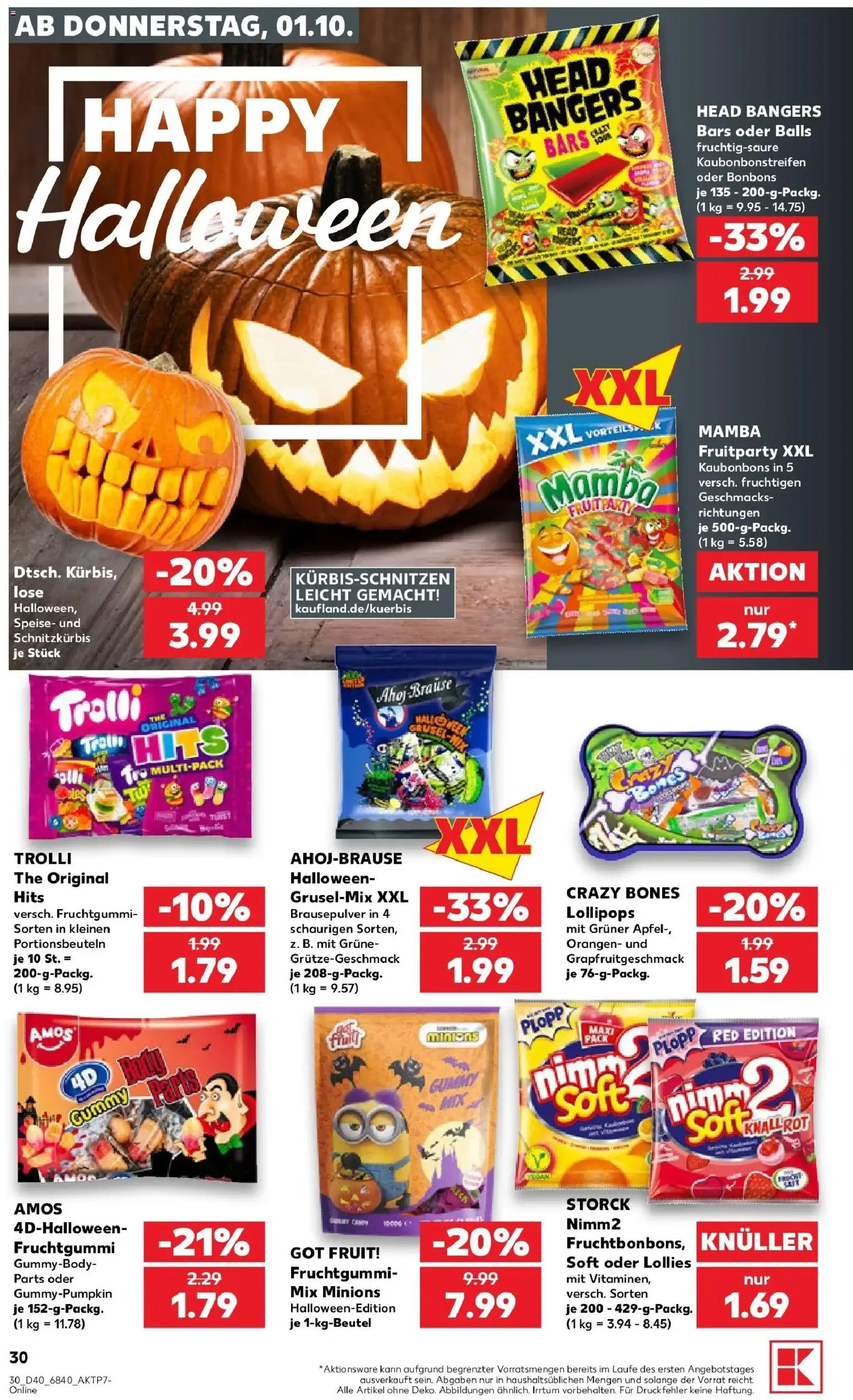 Prospekt Kaufland ab 28.09.2026 » Angebote Online zum Blättern | Seite: 40 | Produkte: Äpfel, Orangen