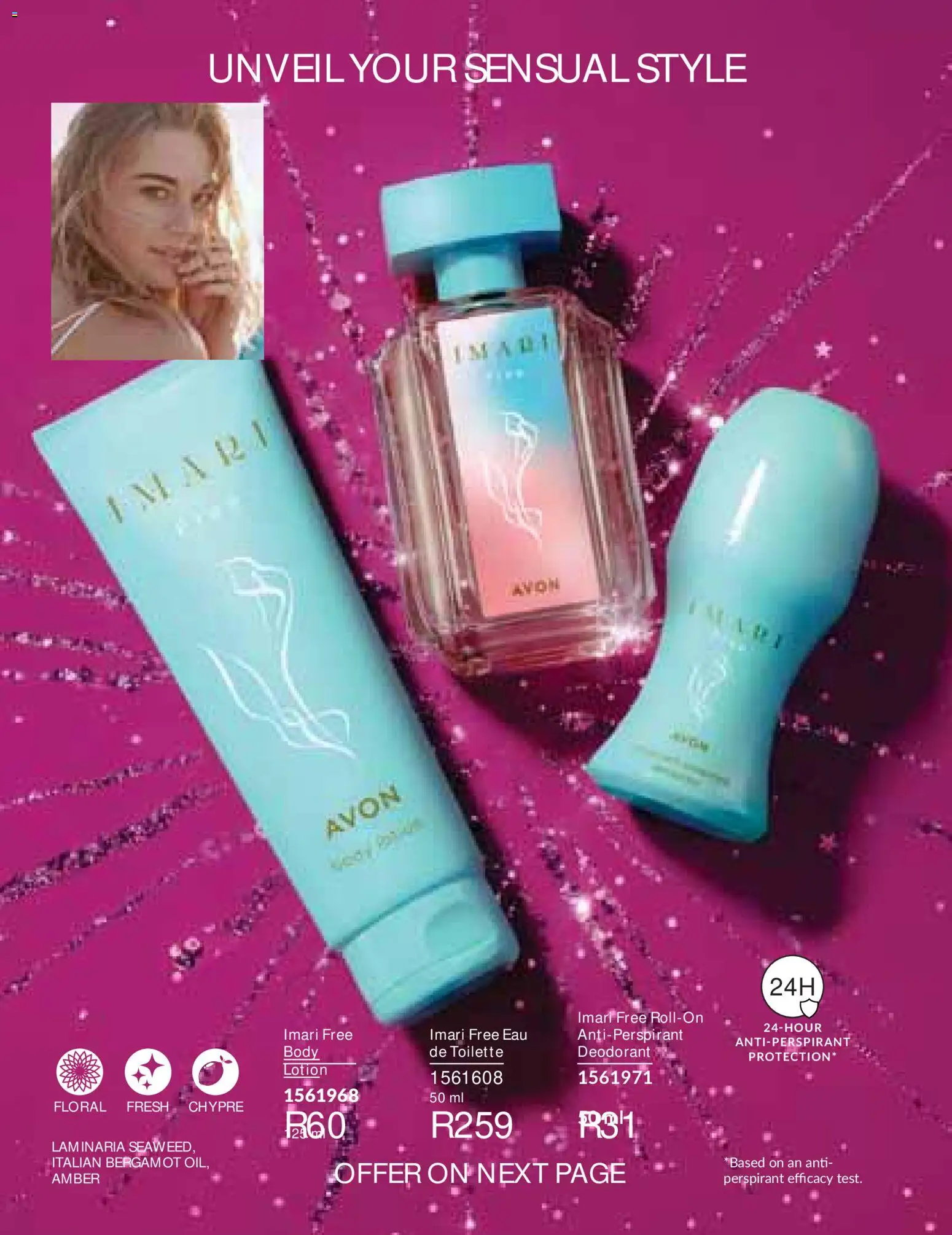 New Avon catalogue – valid from 01/07/2026 | Page: 16 | Products: Deodorant, Antiperspirant, Lotion