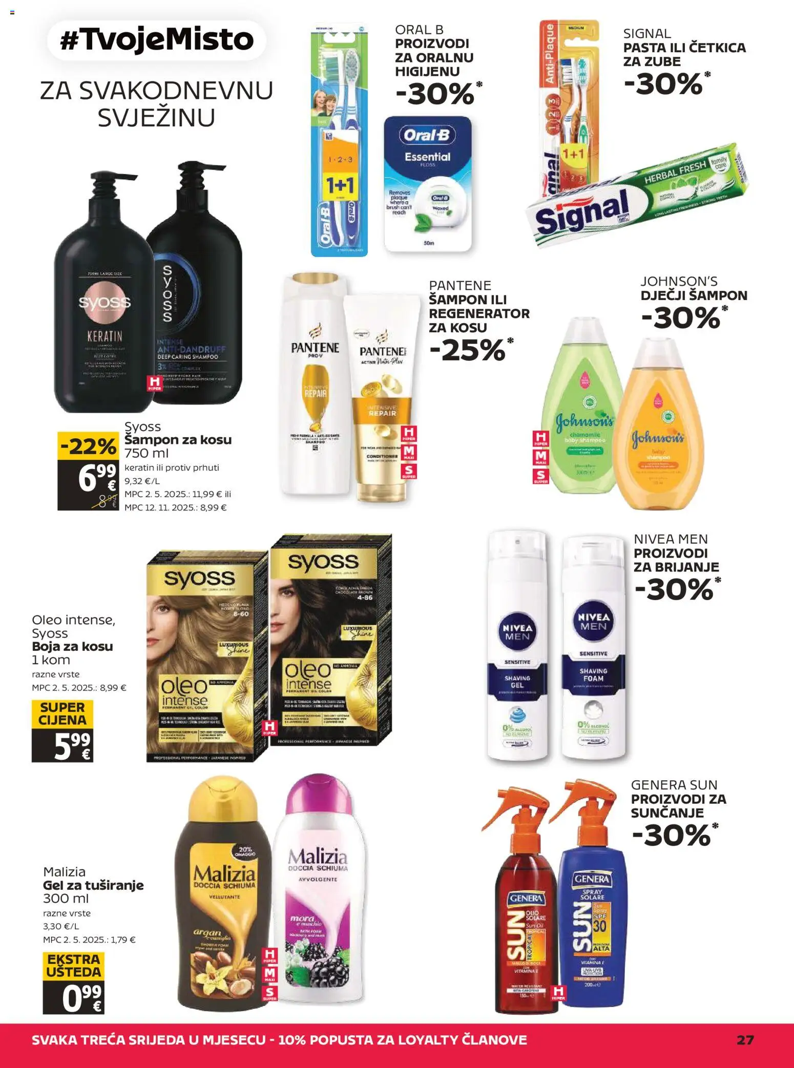 Tommy katalog | vrijedi od 11.06.2026 | Stranica: 27 | Proizvodi: Šampon, Gel za tuširanje, Četkica za zube, Nivea