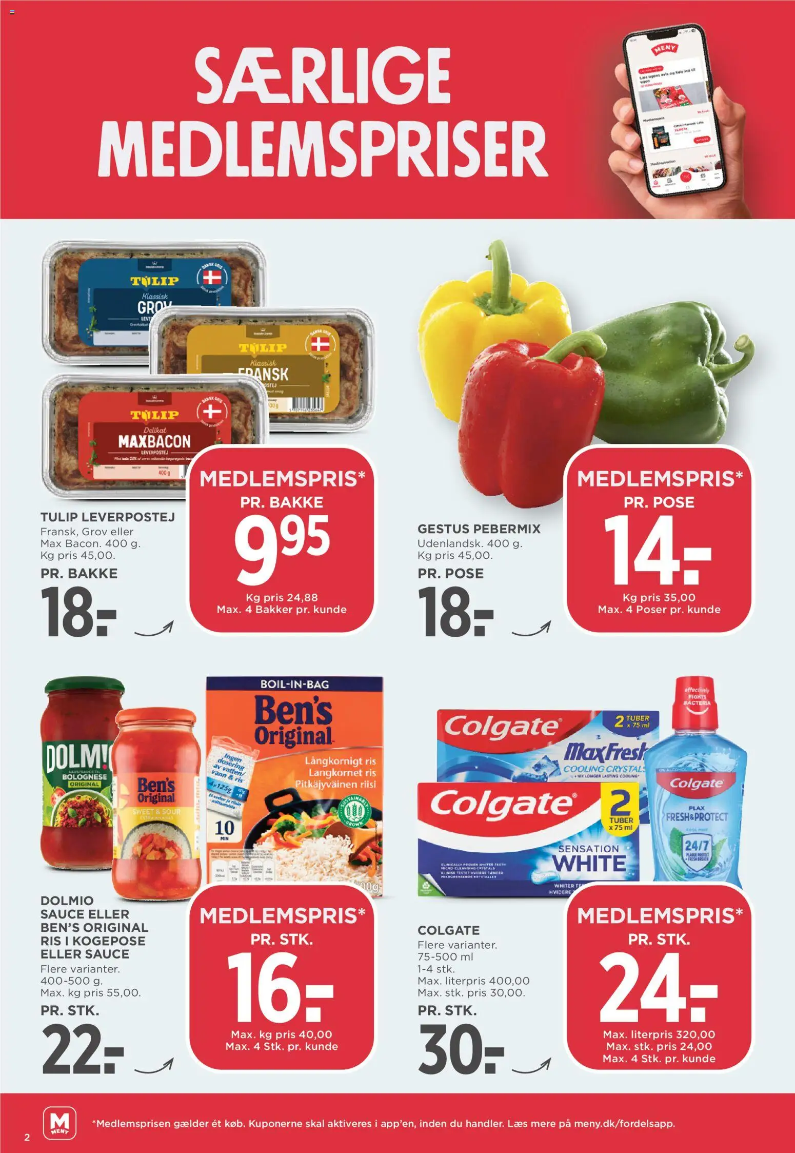 Meny tilbudsavis – gyldig fra 19.06.2026 | Side: 2 | Produkter: Ris, Leverpostej