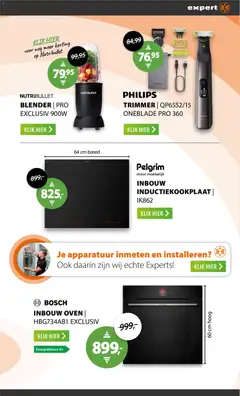 Expert folder - Voorbeeld van een folder van Expert, geldig van 17-08-2026 | Pagina: 27 | Producten: Trimmer, Oven, Blender, Inductiekookplaat