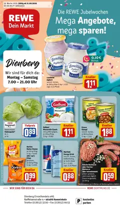 Rewe Prospekt Hamminkeln ab 21.09.2026 gültig