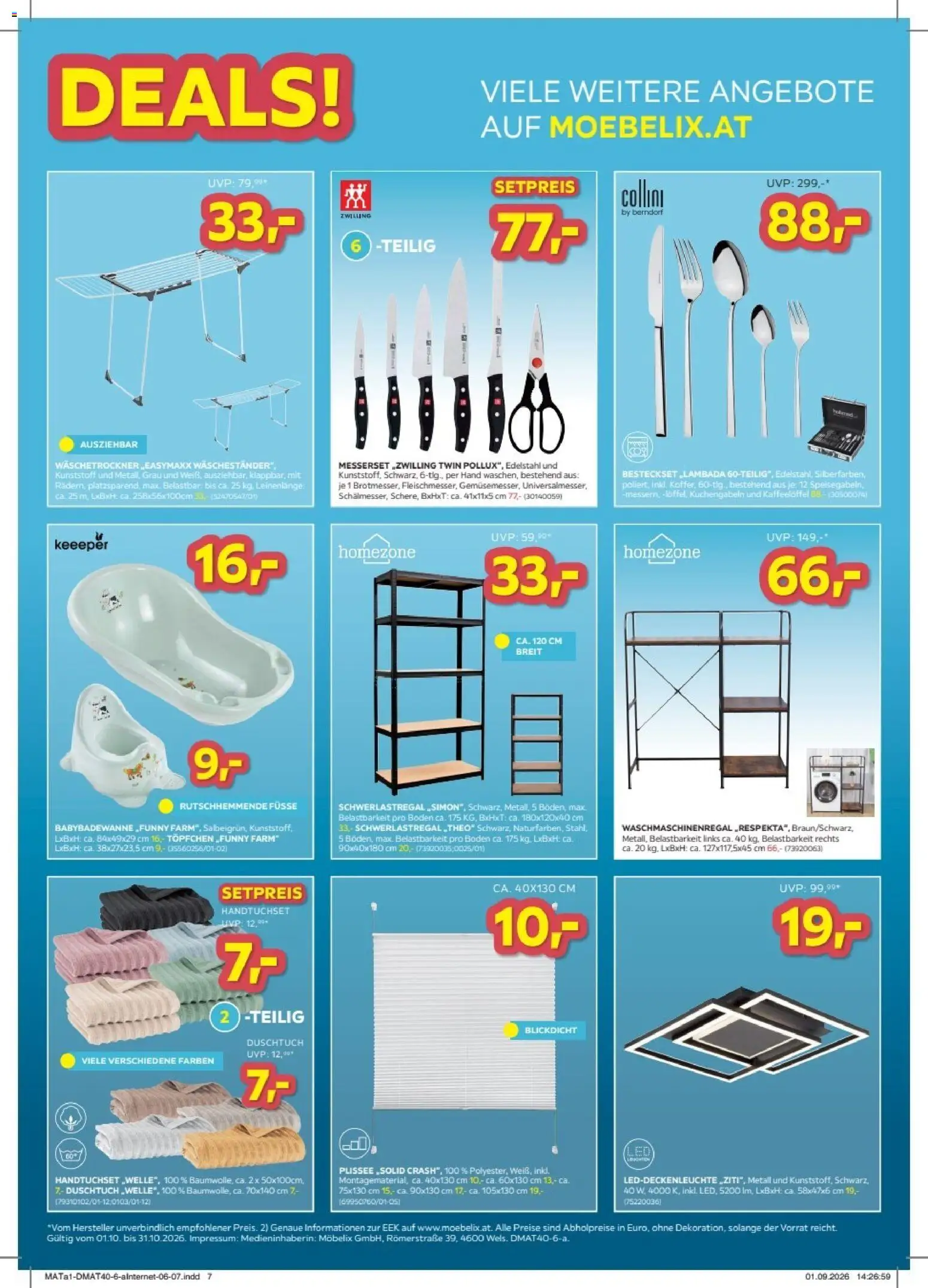 Möbelix Online deals gültig ab 01.10.2026 | Seite: 7