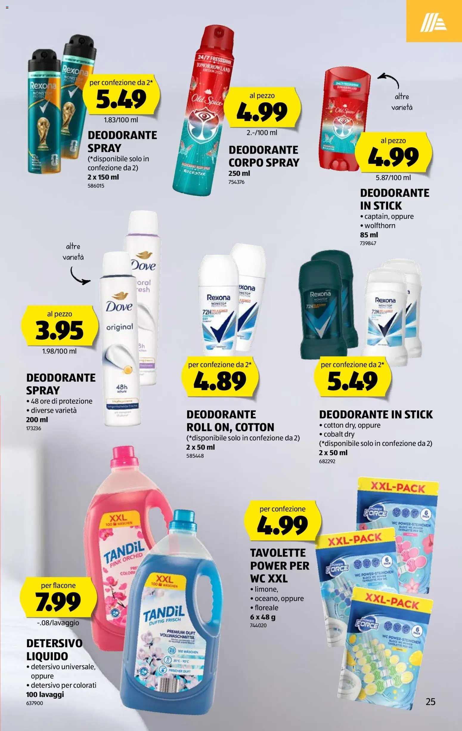 Aldi aktionen IT – gültig ab 16.07.2026 | Seite: 25 | Produkte: Duft, Deodorant