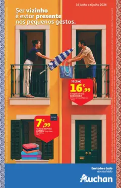 Pré-visualização Auchan - Férias de Verão  - Viagem e Praia válido de 16.06.2026