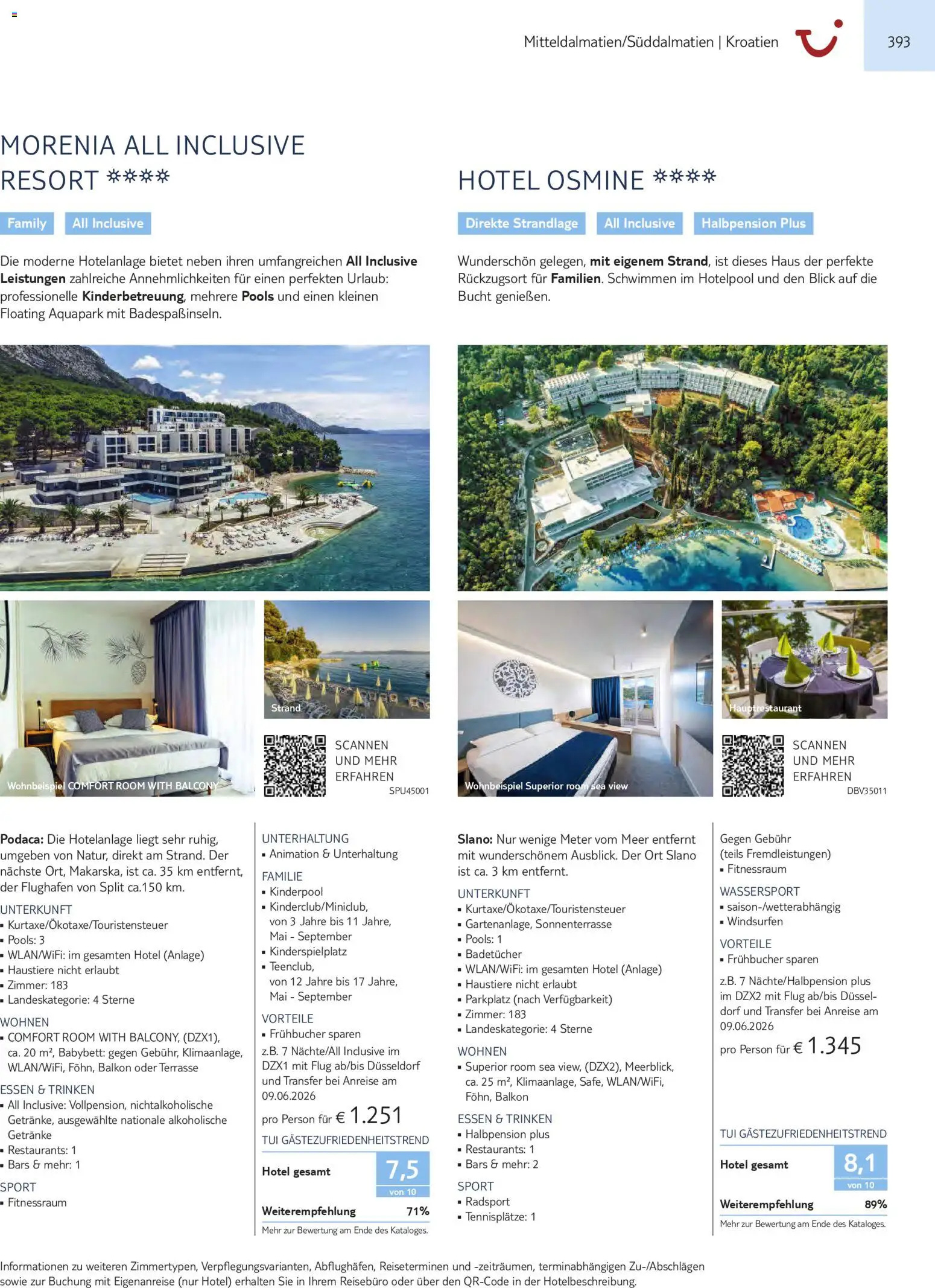 TUI Prospekt Südeuropa & Nordafrika 2026/27 – gültig ab 03.03.2026 | Seite: 393 | Produkte: Babybett