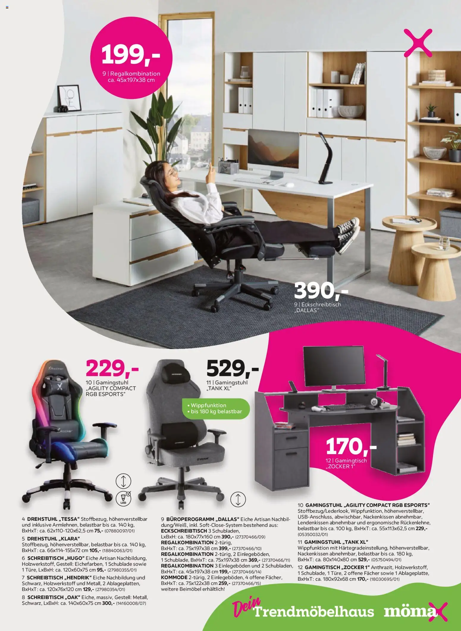 Mömax Aktueller Prospekt – gültig ab 16.08.2026 | Seite: 3 | Produkte: Kommode, Gamingstuhl