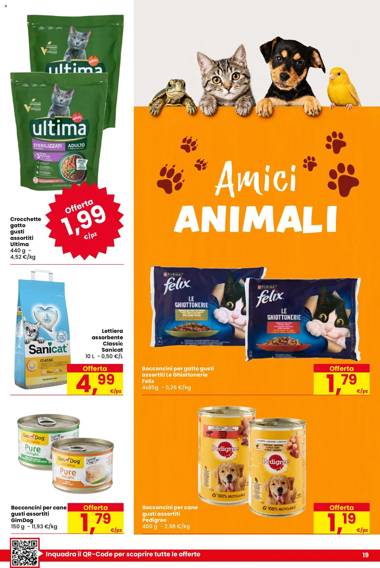Volantino Despar del 01/10/2026 | Pagina: 19 | Prodotti: Crocchette, Crocchette gatto, Agnello
