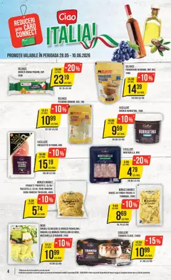 Ofertele Mega Image valabile de la 28.05.2026 | Pagină: 4 | Produse: Mozzarella, Brânză, Tiramisu