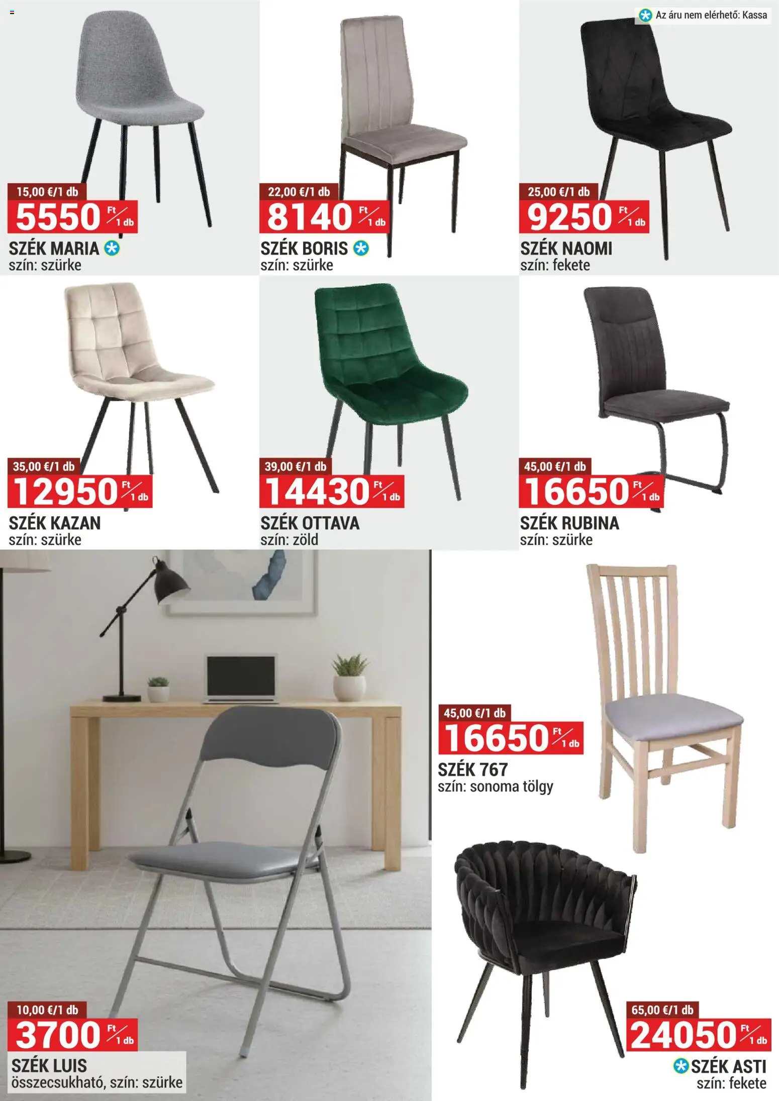 Merkury Market akciós ujság - amely érvényes a következő dátumtól: 2026.07.01. | Oldal: 30 | Termékek: Szék