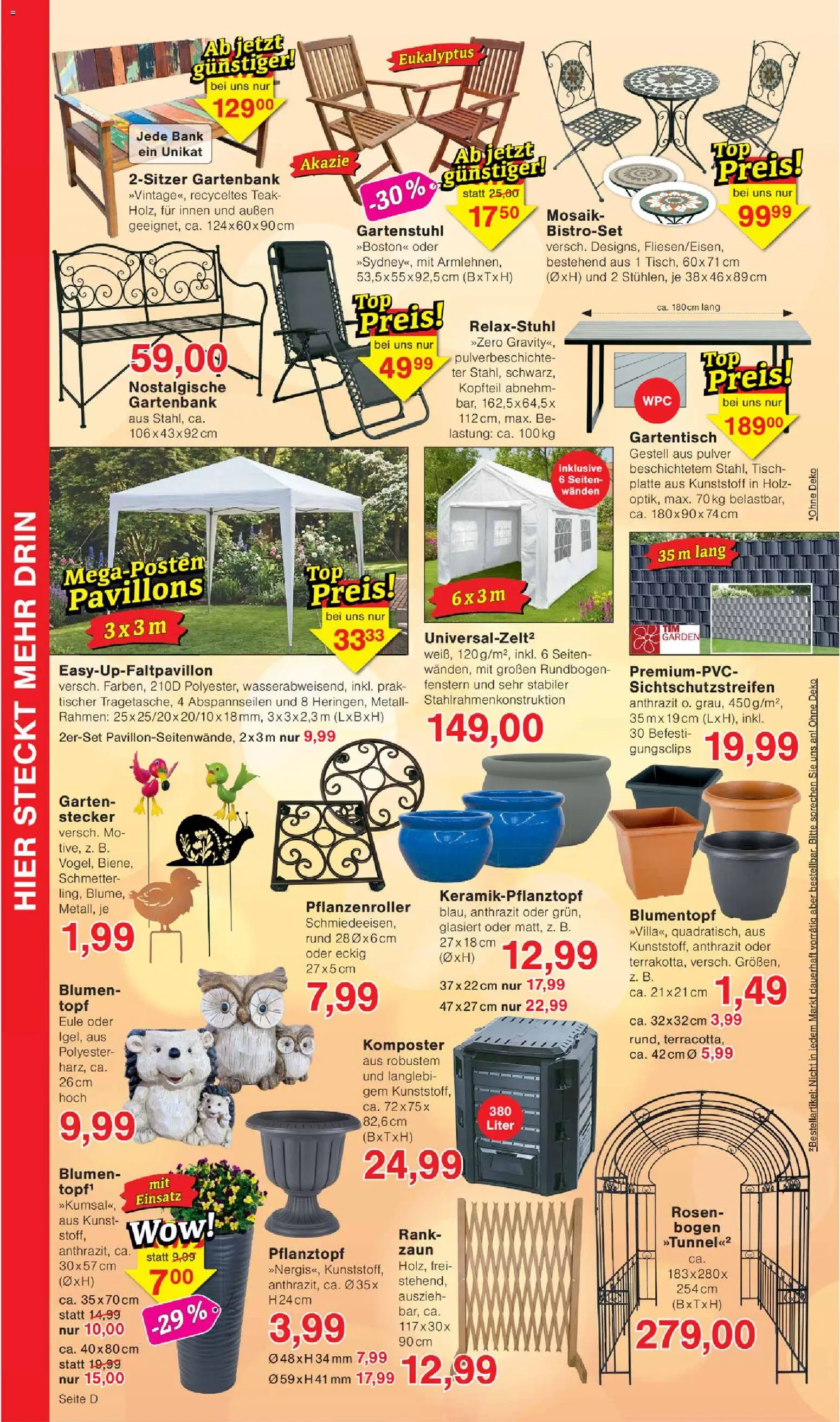 Wiglo Wunderland Prospekt – gültig ab 27.07.2026 | Seite: 8 | Produkte: Tisch, Blumentopf, Blumen