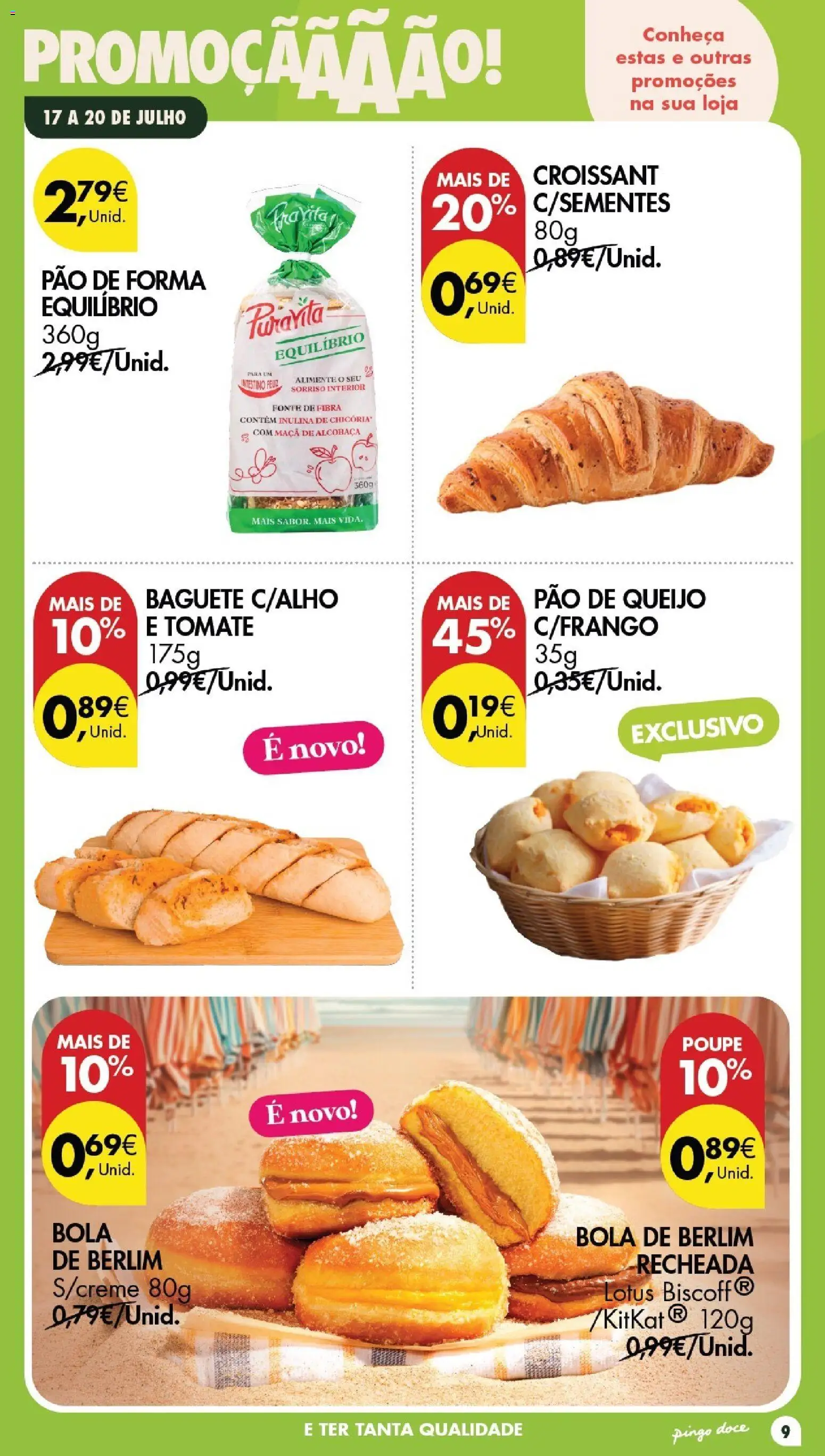 Pingo Doce Poupe este Fim de Semana │ válido de 17/07/2026 | Página: 7 | Produtos: Pão de queijo, Queijo, Pão, Tomate