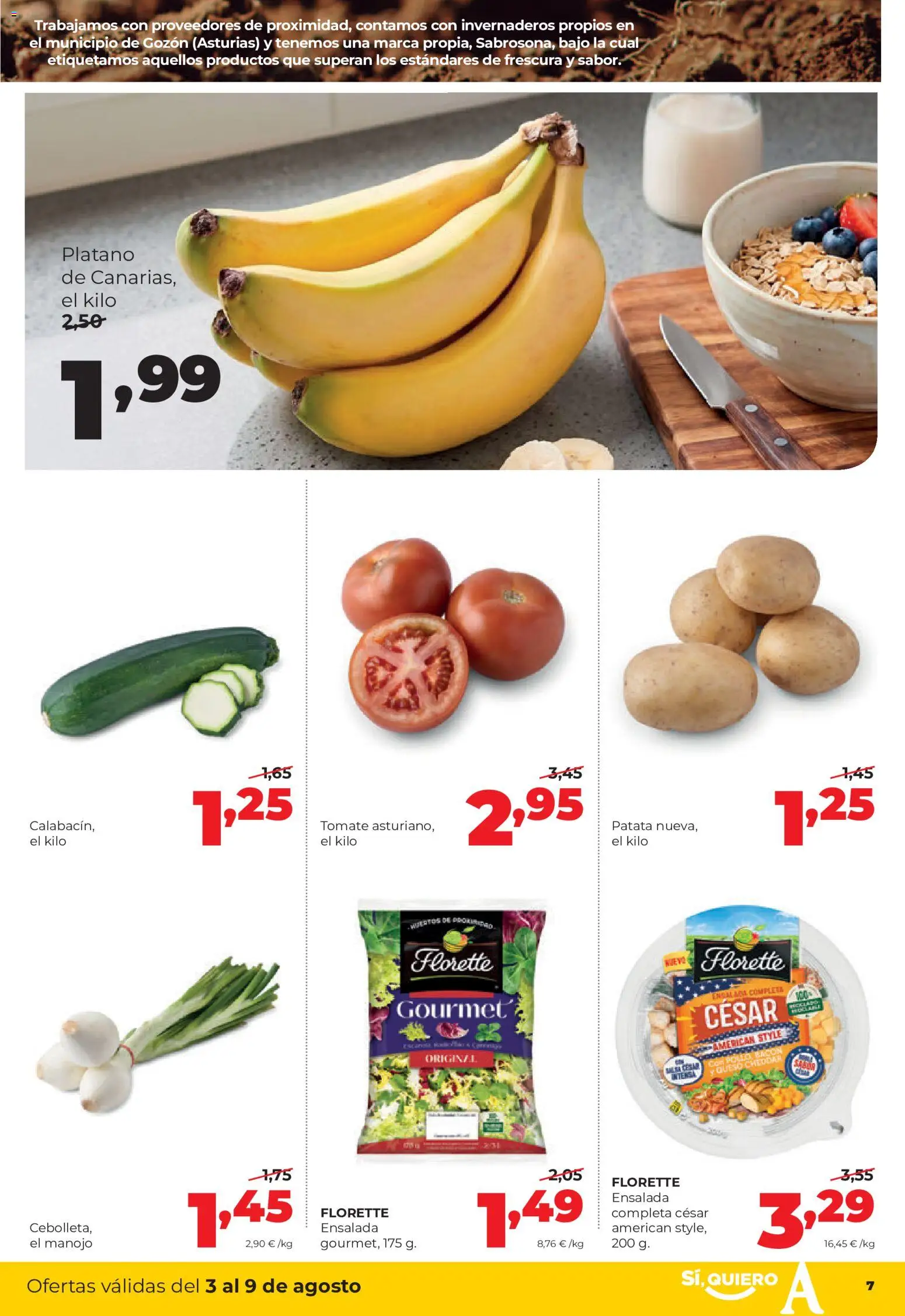 Alimerka folleto Castilla y León │ válido desde el 03/08/2026 | Página: 7 | Productos: Queso, Ensalada