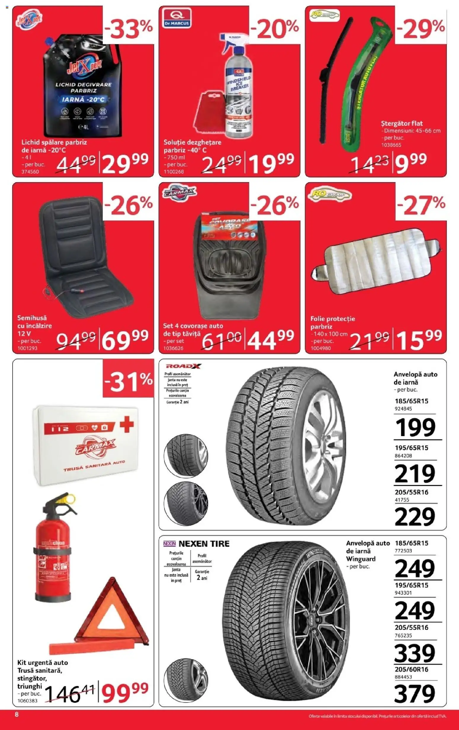 Noul catalog Selgros – valabil de la 30.10.2026 | Pagină: 8 | Produse: Parbriz