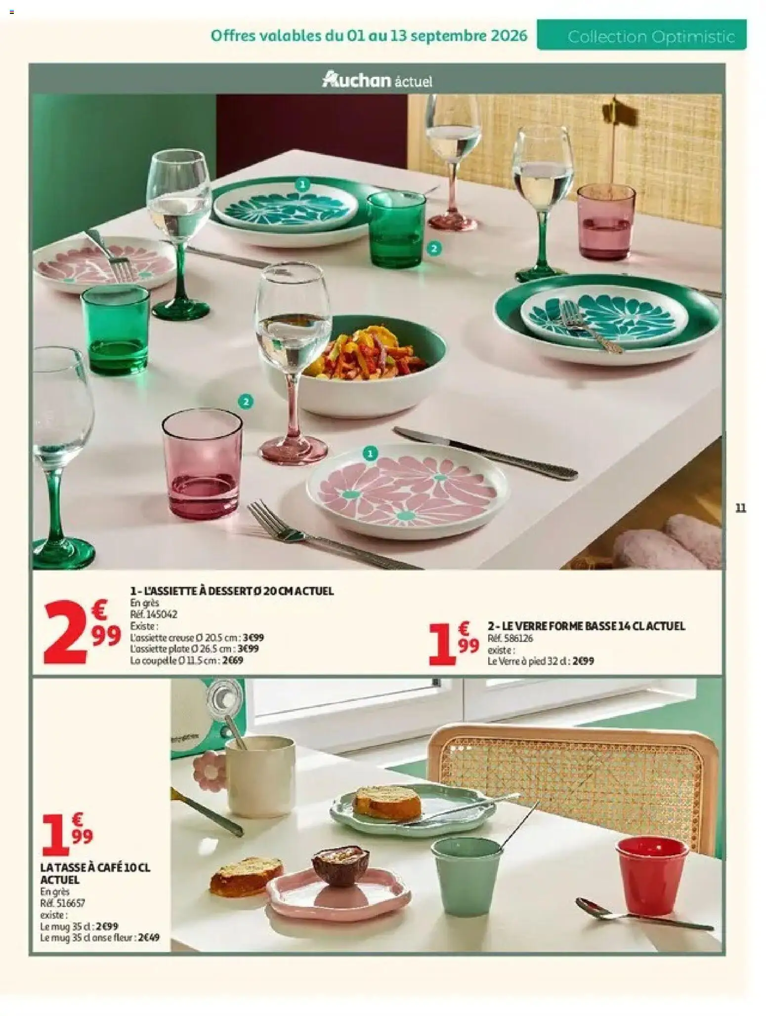 {H1} | Page: 11 | Produits: Dessert, Café
