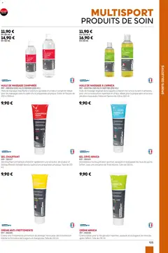 Sport 2000 - Prévisualisation de Sport 2000 Brochure 2026/2027 valide à partir de 01/01/2026 | Page: 105 | Produits: Huile, Crème, Cadre