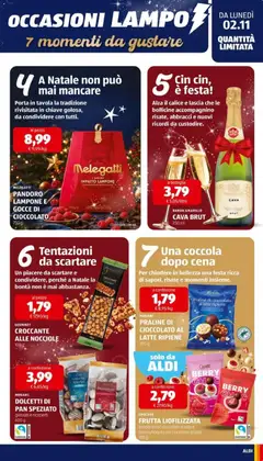 Anteprima del volantino Aldi volantino valido a partire dal 02/11/2026 | Pagina: 15 | Prodotti: Calice, Impasto, Frutta, Bottiglia
