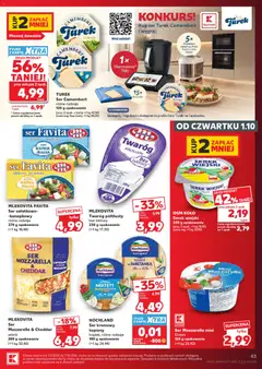 Pogląd oferty "OSM KOŁO Serek wiejski, Serek wiejski 200 g opakowanie" - ważna od 01.10.2026 | Strona: 43