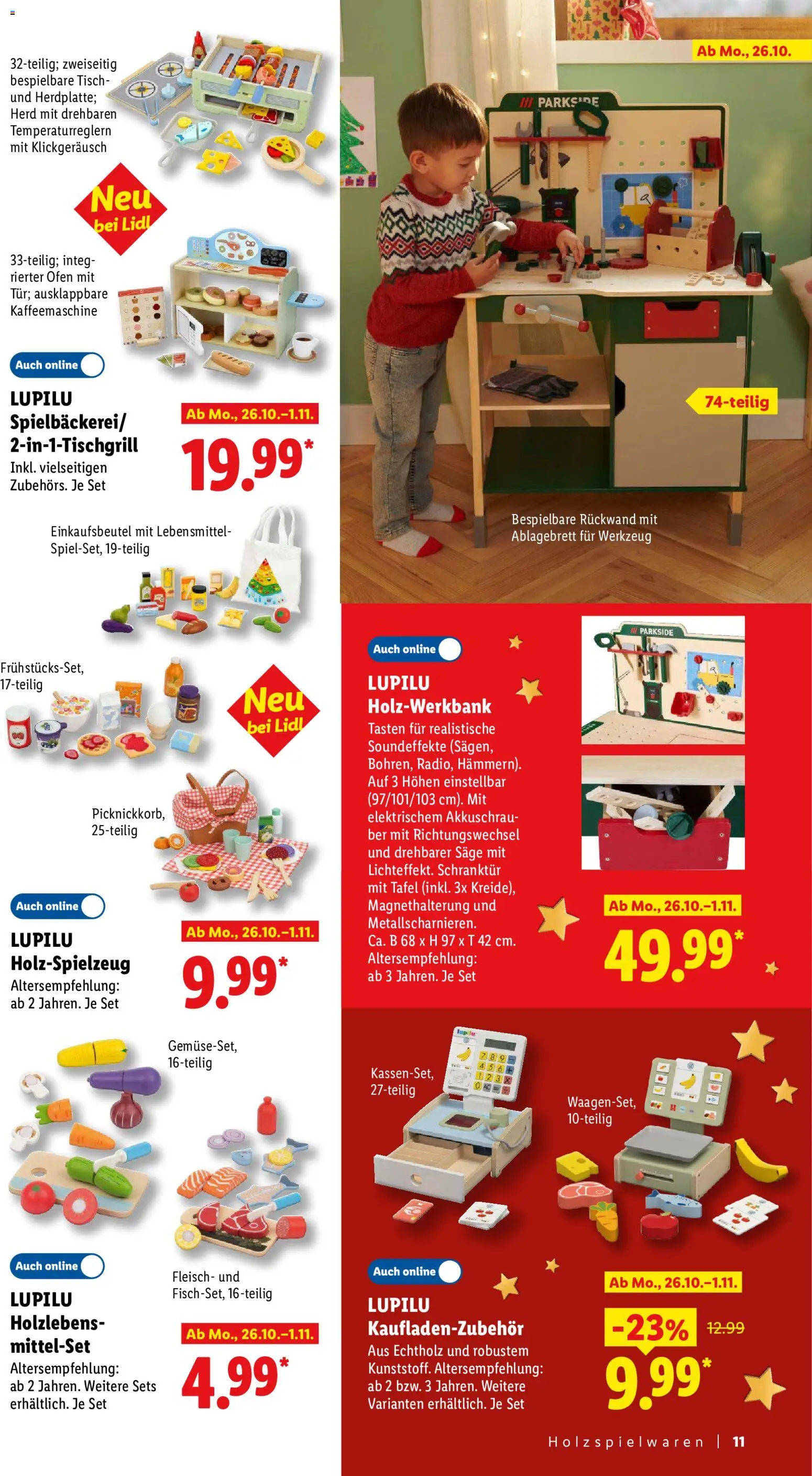 Lidl Německo leták - Spielwarenmagazin 2026 od 19.10.2026 | Strana: 11