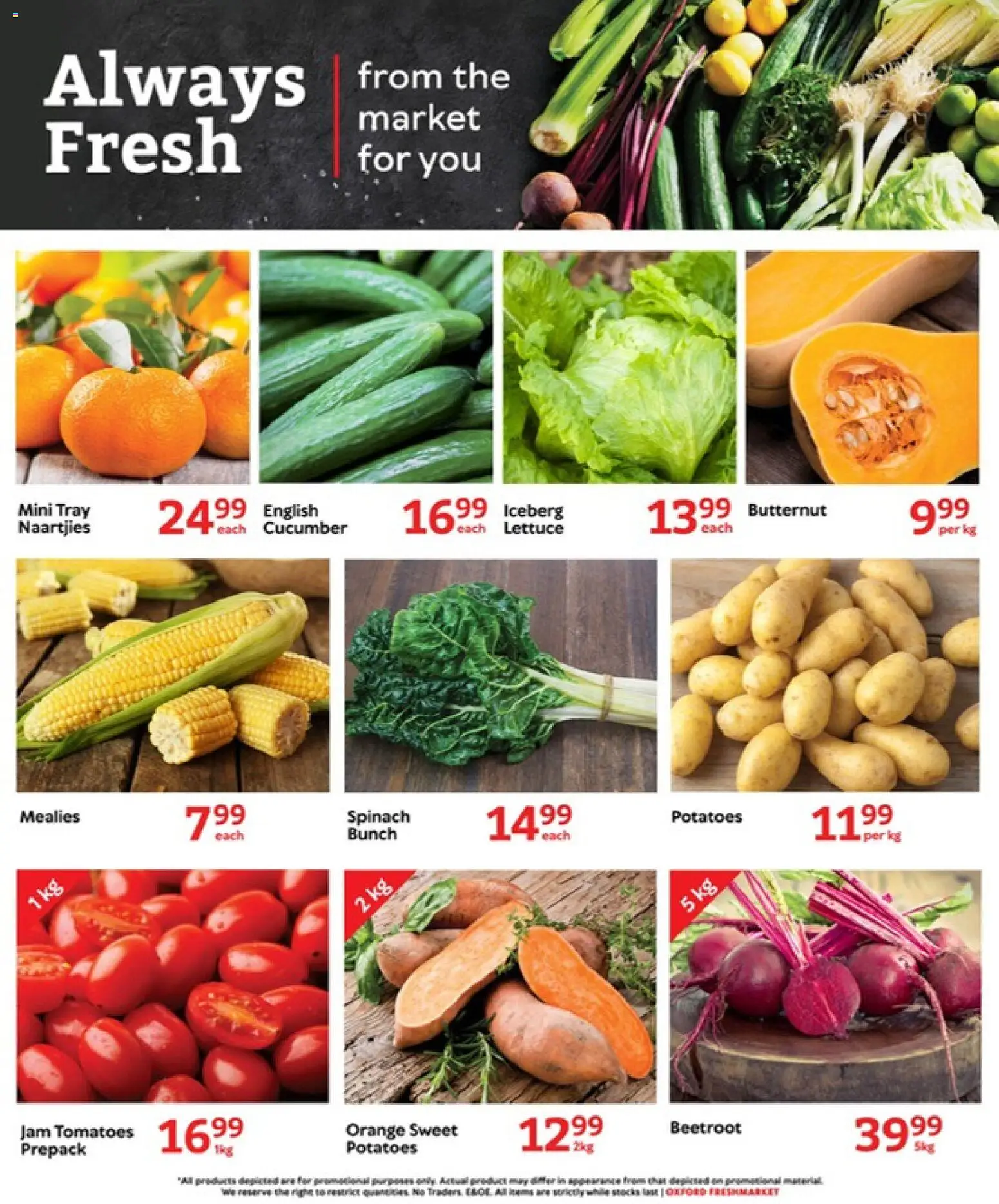 New Oxford Freshmarket catalogue – valid from 15.04.2026 | Page: 7 | Products: Jam, Tomatoes, Potatoes, Lettuce