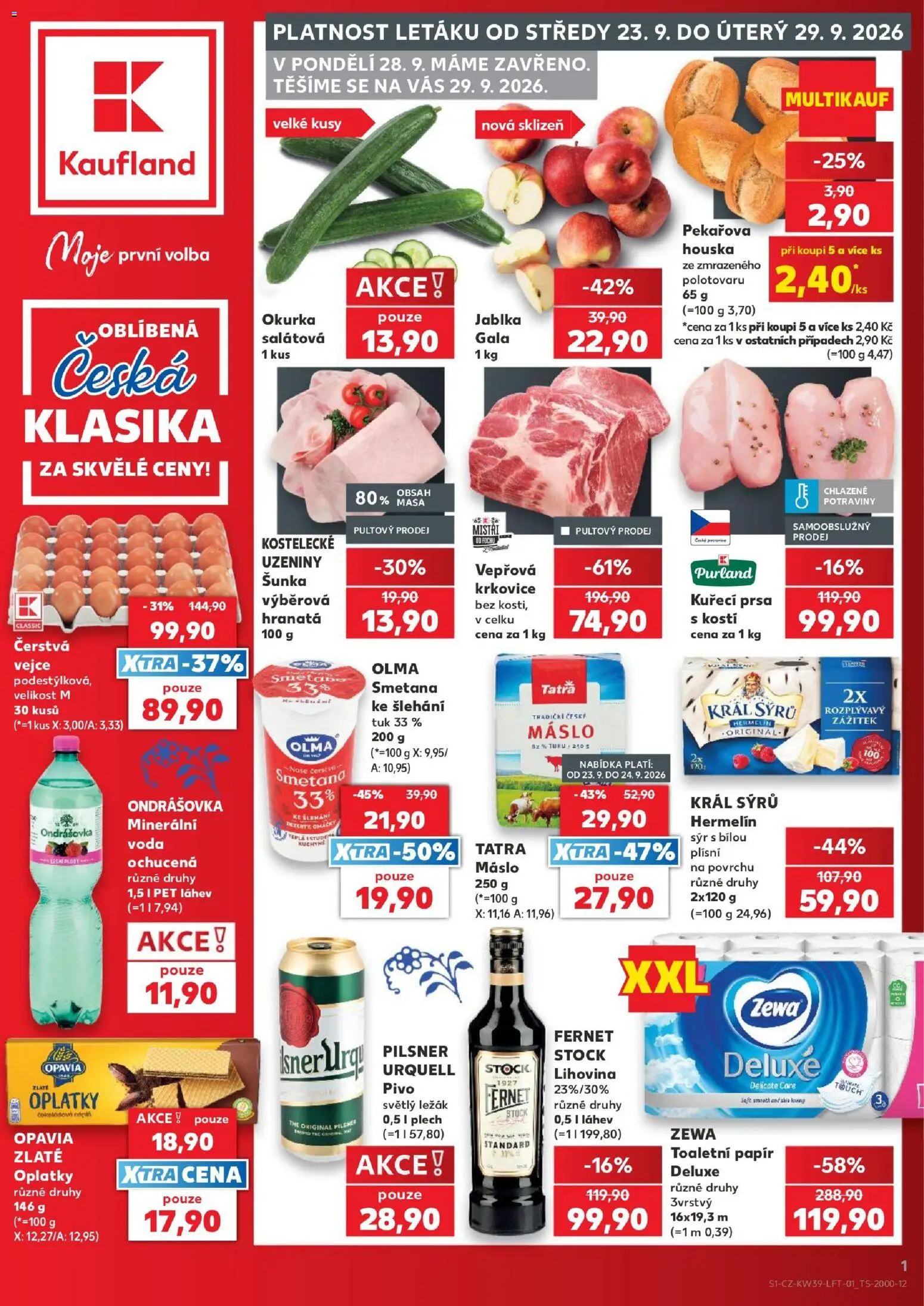 Kaufland leták - Brno od 23.09.2026 | Strana: 1