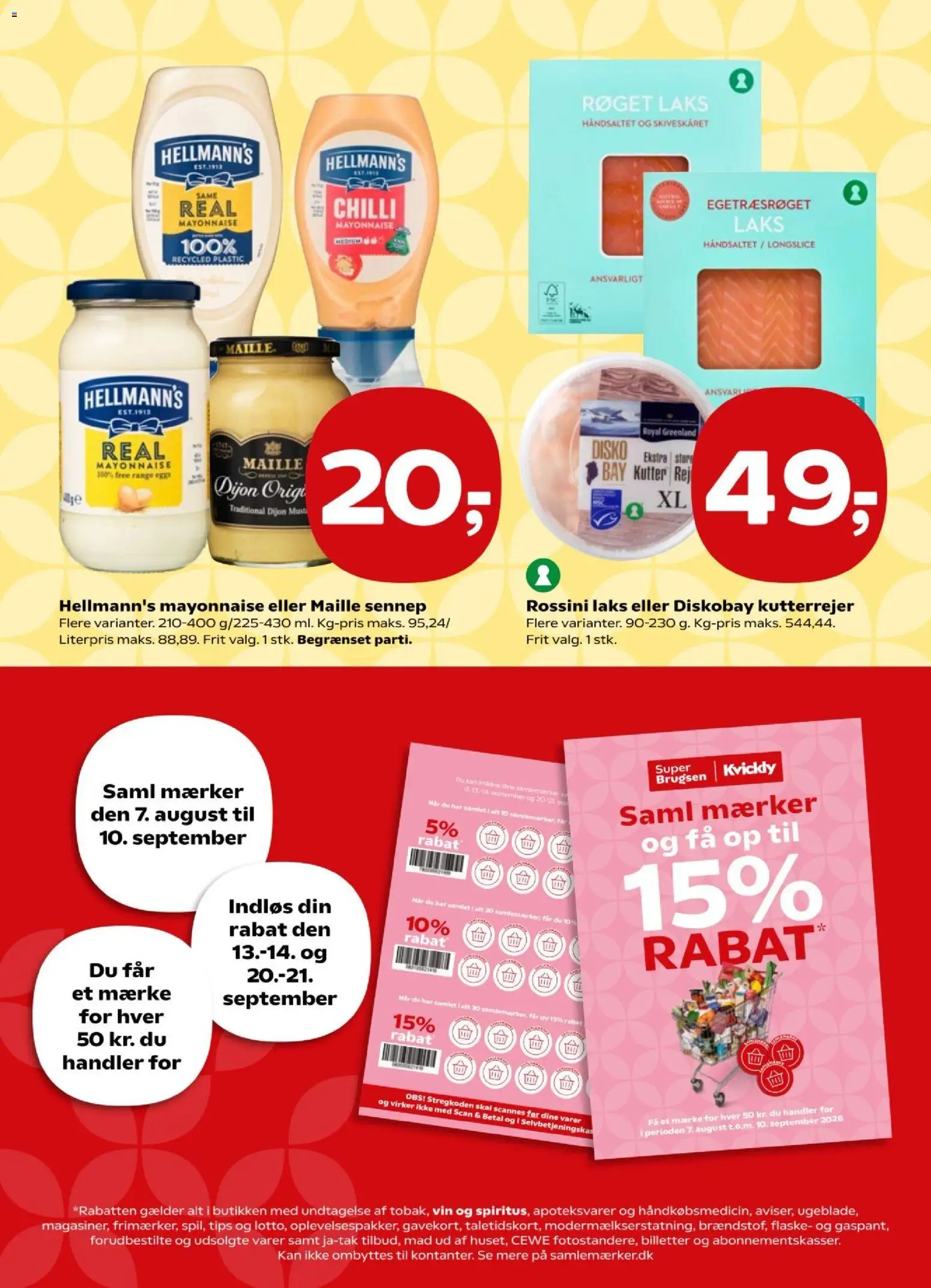 Super Brugsen tilbudsavis – gyldig fra 04/09/2026 | Side: 7 | Produkter: Vin, Chilli, Sennep, Laks