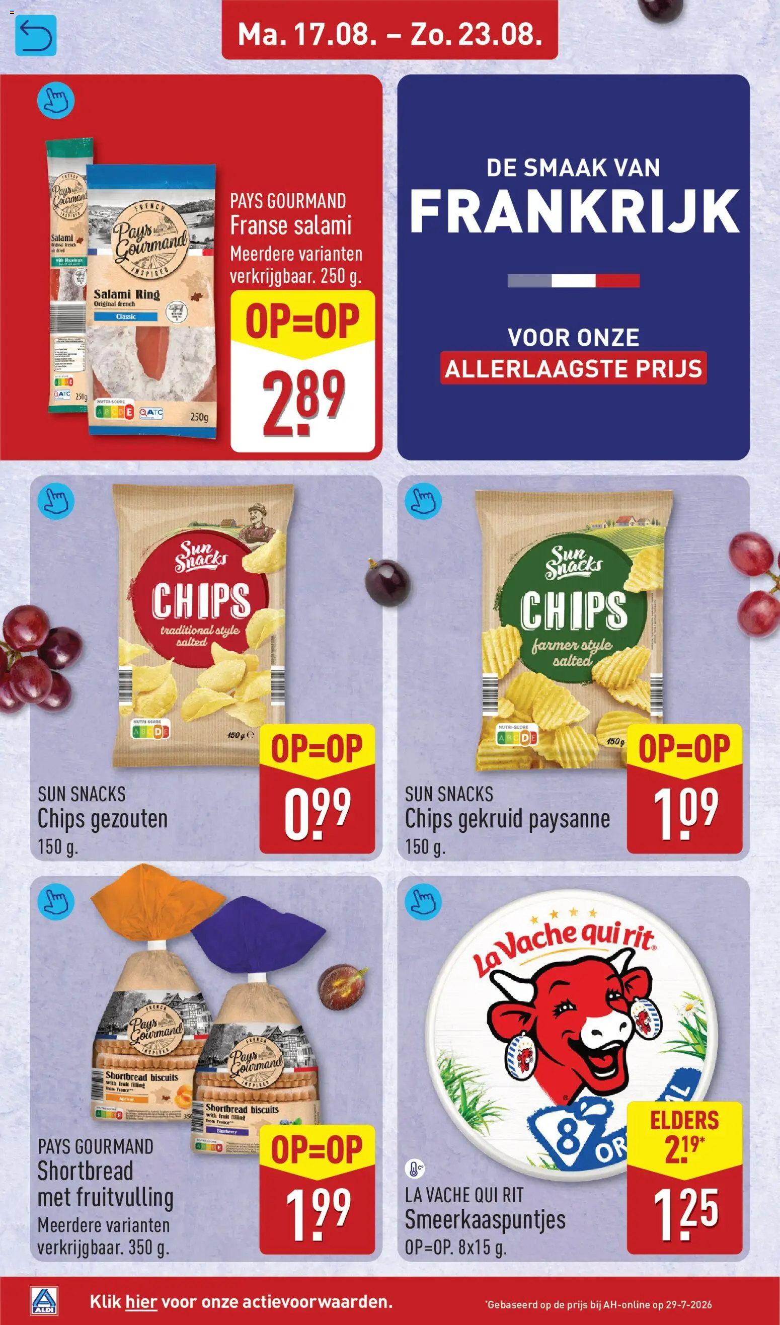 {H1} | Pagina: 18 | Producten: Salami, La, Ring, Fruit