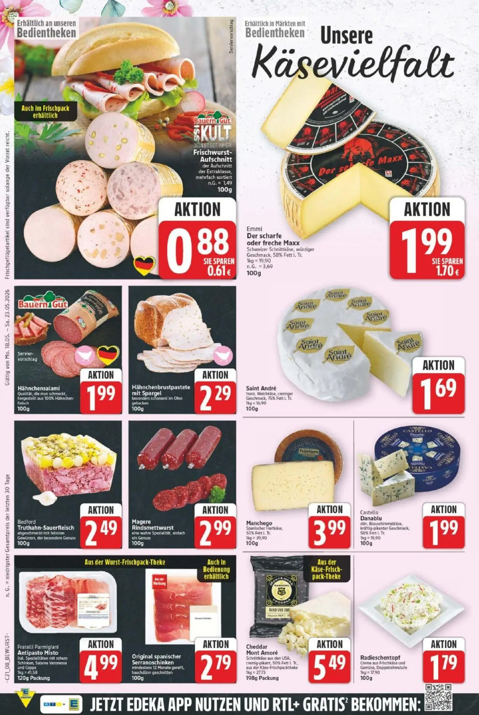 E center Prospekt 	 – gültig ab 18.05.2026 | Seite: 10 | Produkte: Ofen, Spargel, Creme, Fleisch