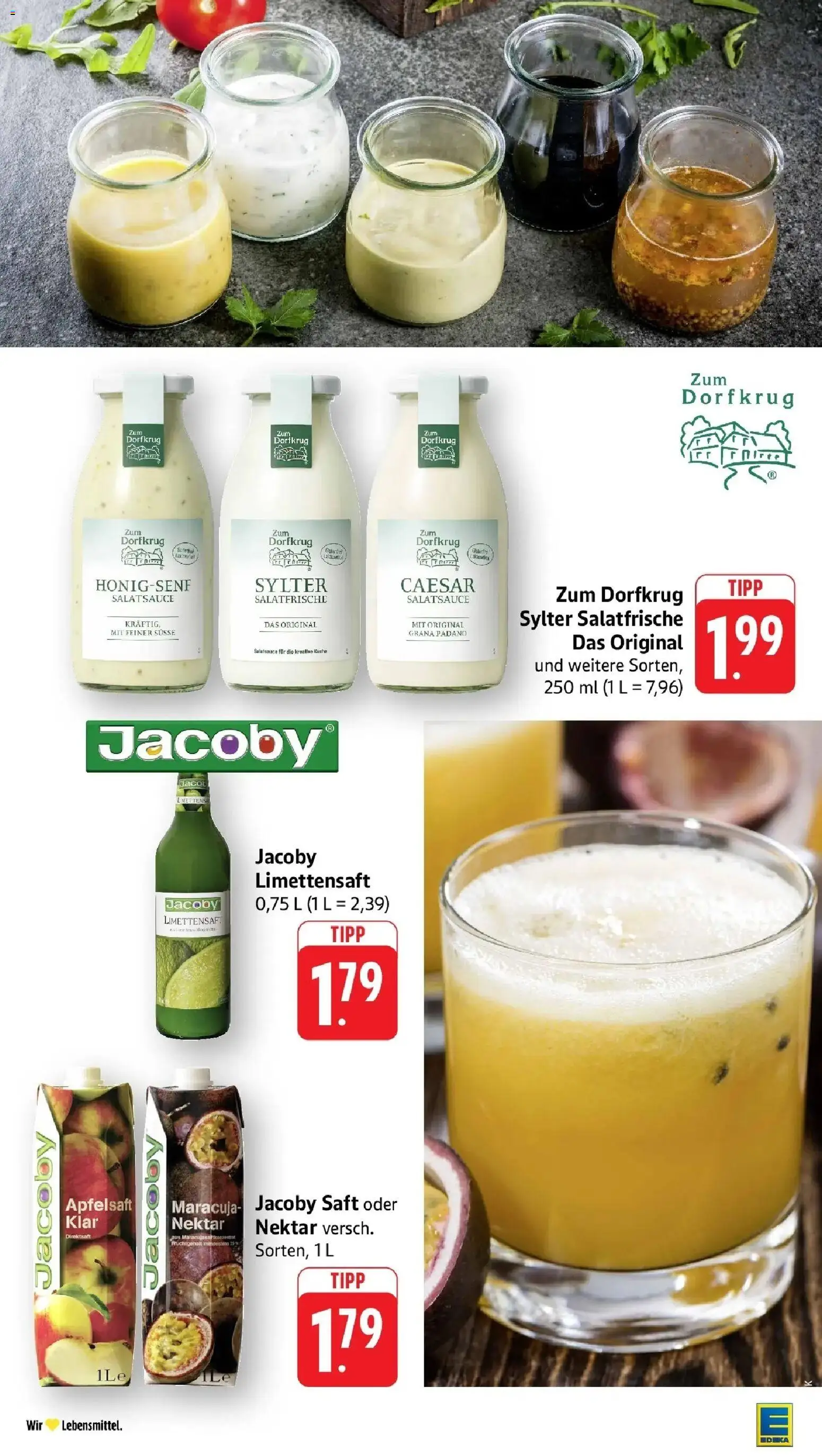 Edeka prospekt Ettenheim – gültig ab 08.06.2026 | Seite: 55 | Produkte: Küche, Dressing, Apfelsaft, Saft