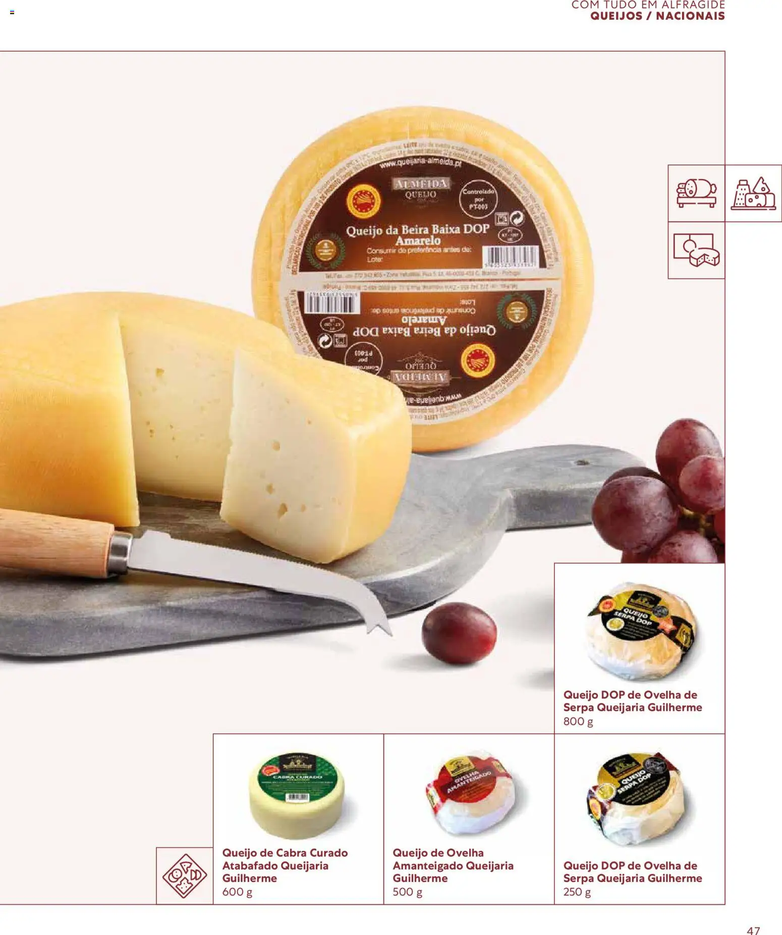 Recheio - Catálogo de Alfragide │ válido de 16/03/2026 | Página: 47 | Produtos: Queijo de cabra, Queijo de ovelha, Leite, Queijo