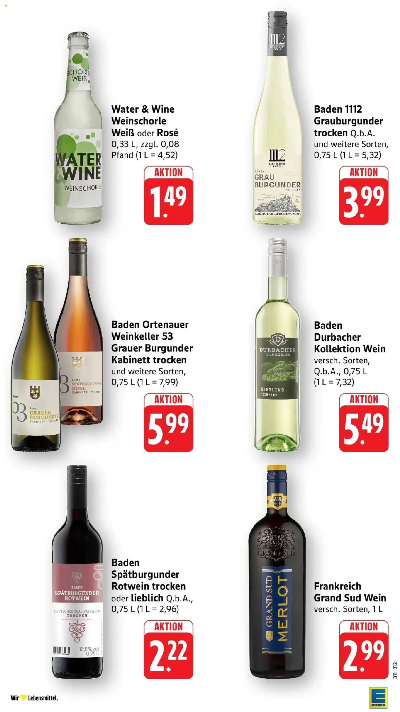 Edeka - EDEKA: Wochenangebote – gültig ab 05.07.2026 | Seite: 30 | Produkte: Rotwein, Rotwein trocken, Merlot, Wein